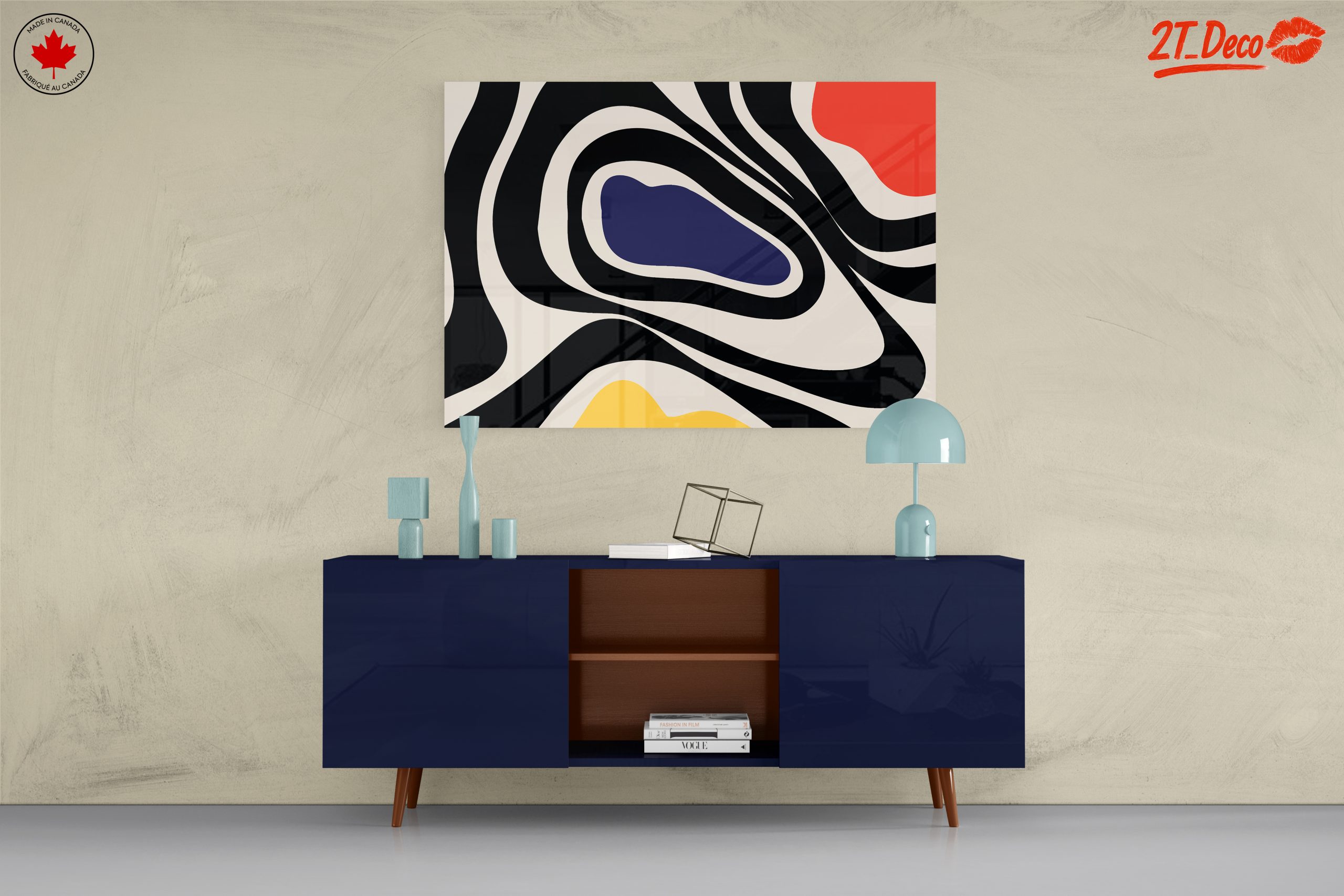 Modern Abstract Design with Flowing Lines - Image 8