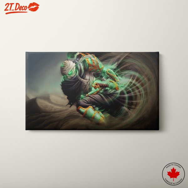 Epic Anime Artwork Featuring Dynamic Character