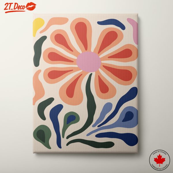 Colorful Modern Floral Abstract Artwork