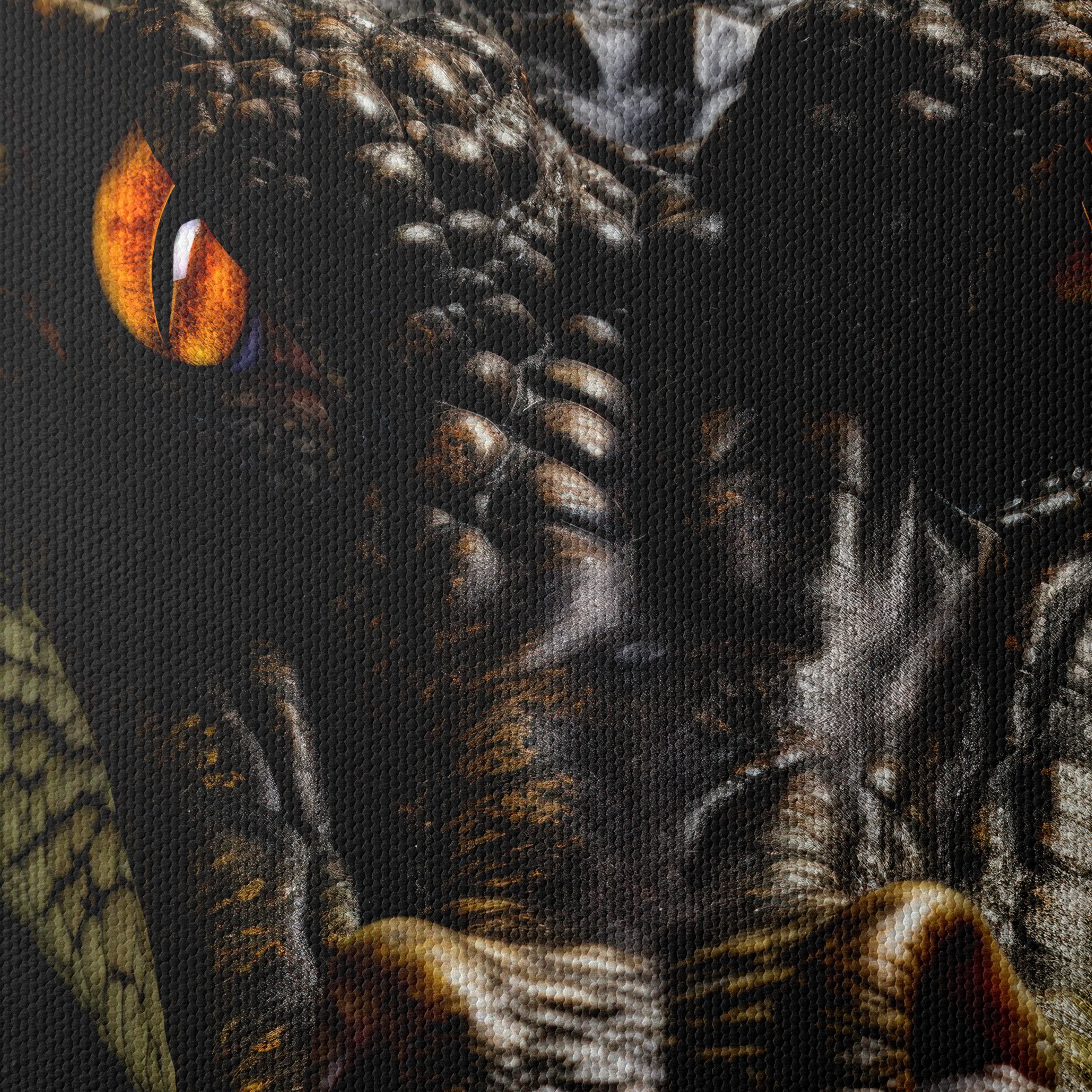 Intricate Alligator Portrait with Fierce Eyes - Image 4