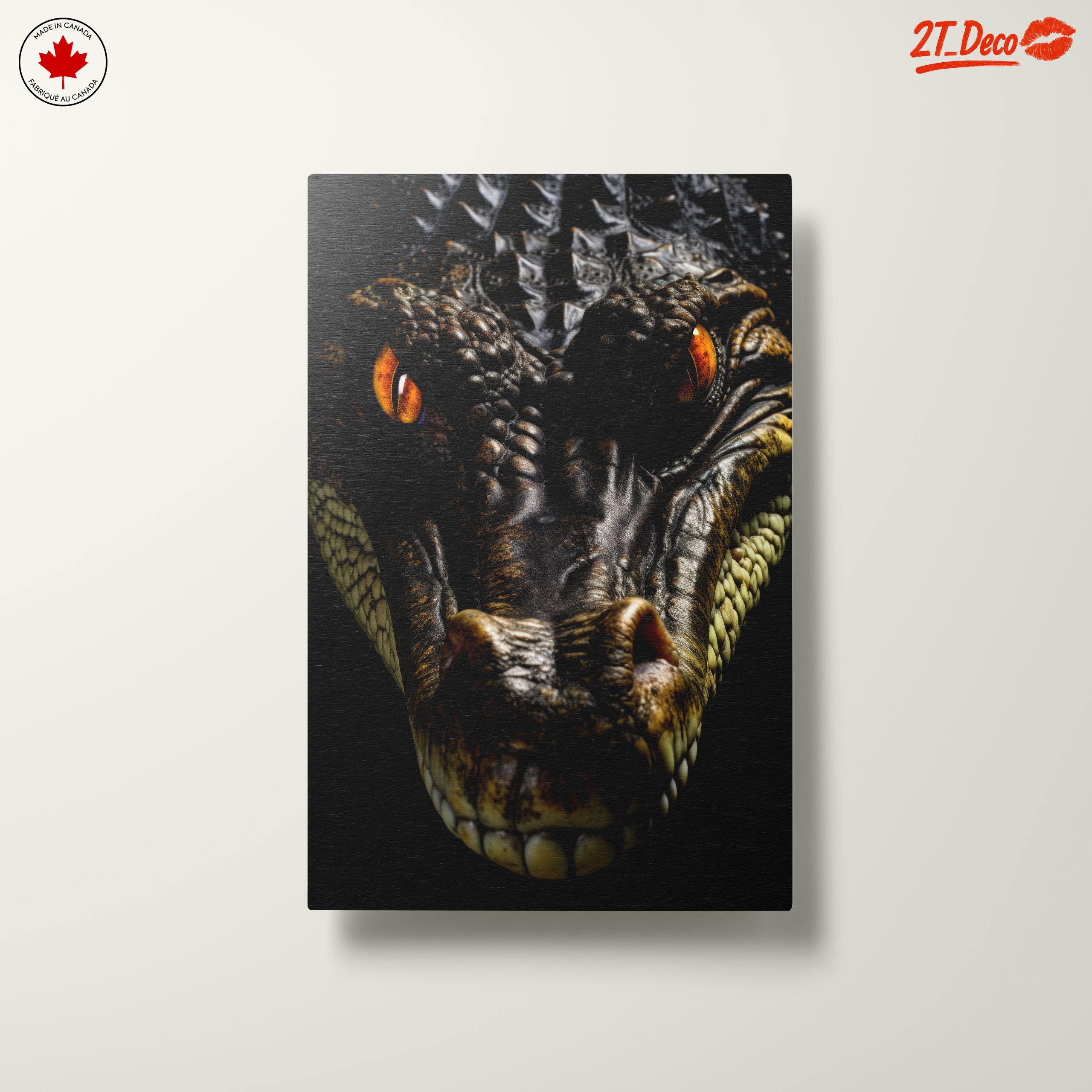 Intricate Alligator Portrait with Fierce Eyes - Image 10