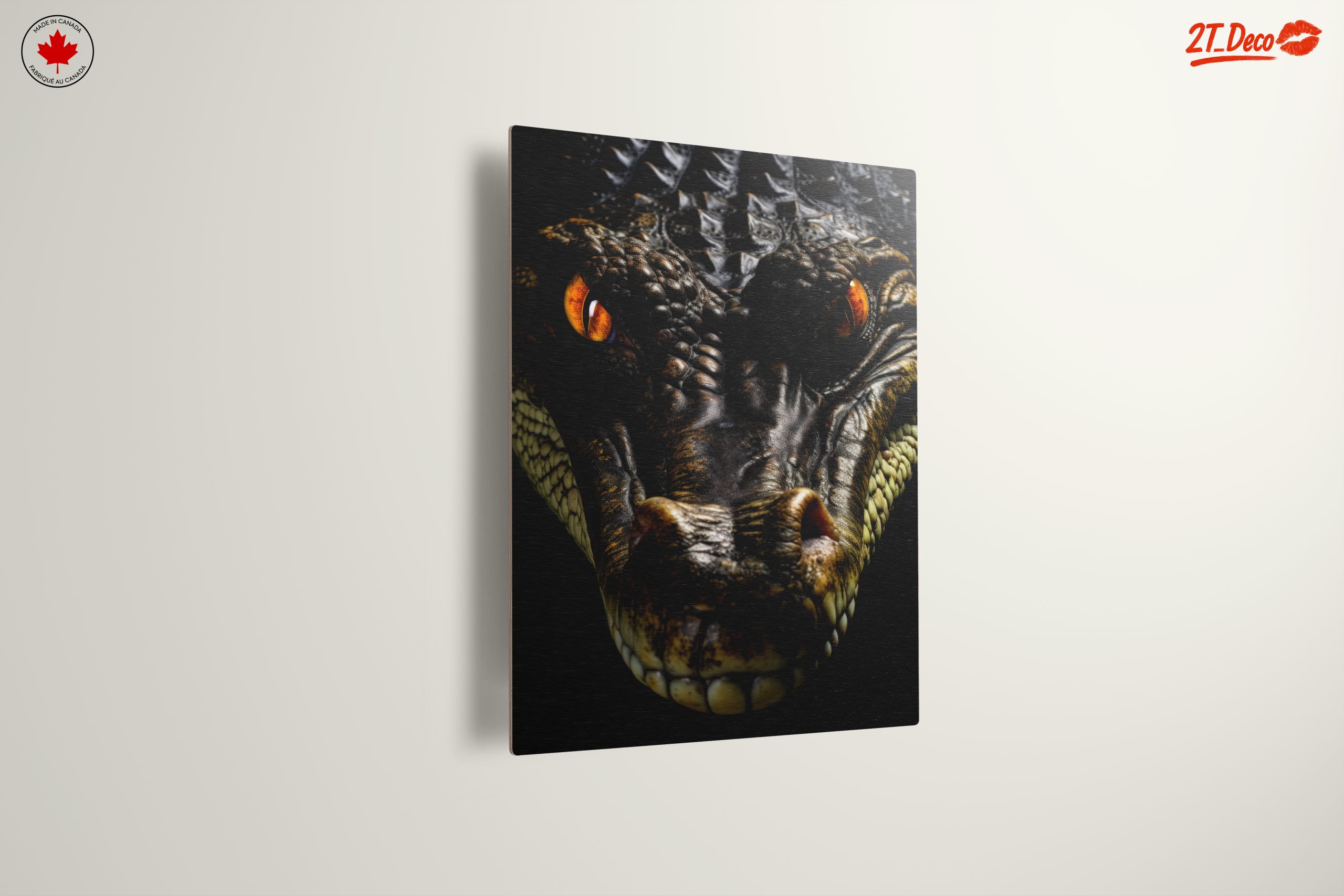 Intricate Alligator Portrait with Fierce Eyes - Image 13