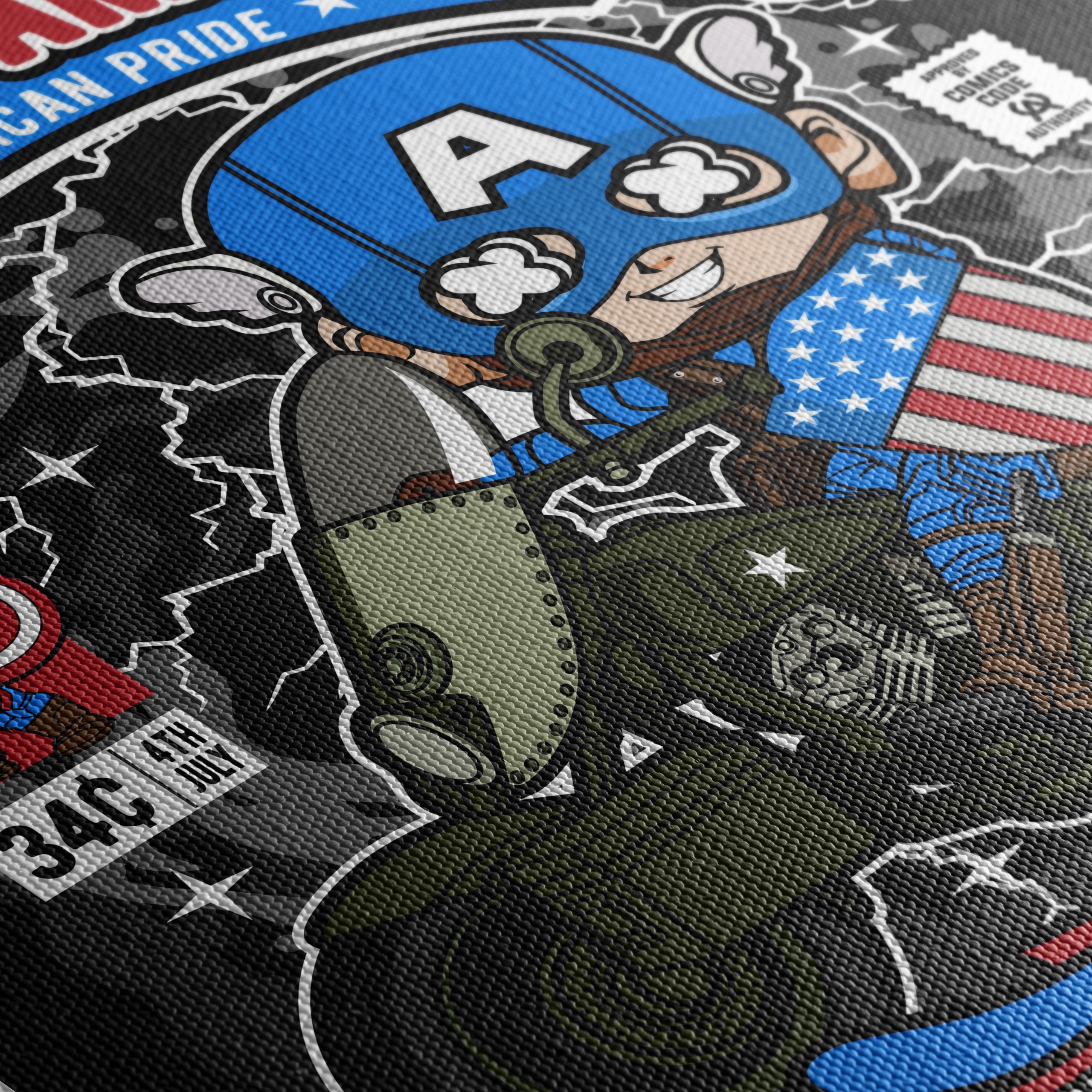 Captain America American Pride Artwork - Image 5