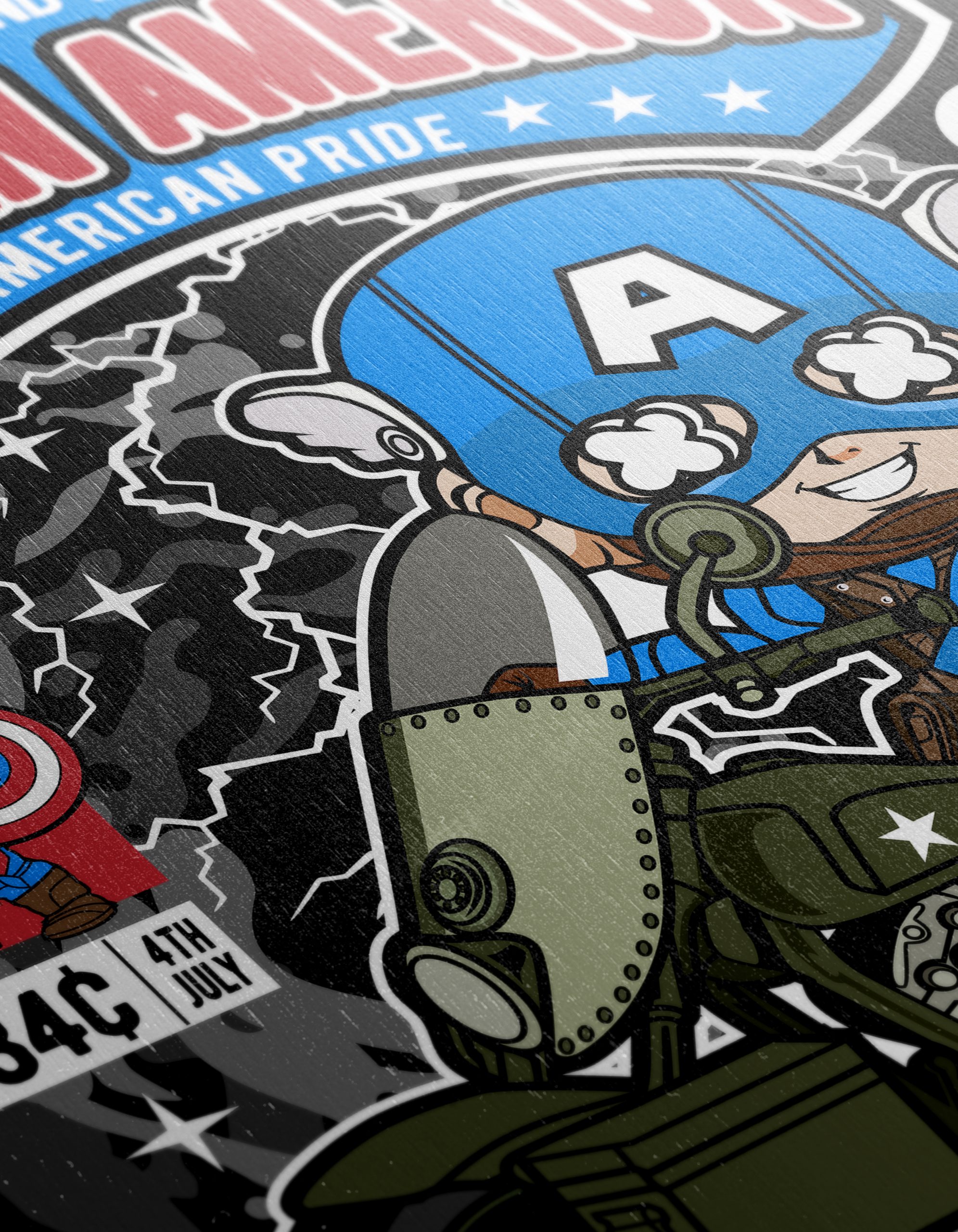 Captain America American Pride Artwork - Image 12