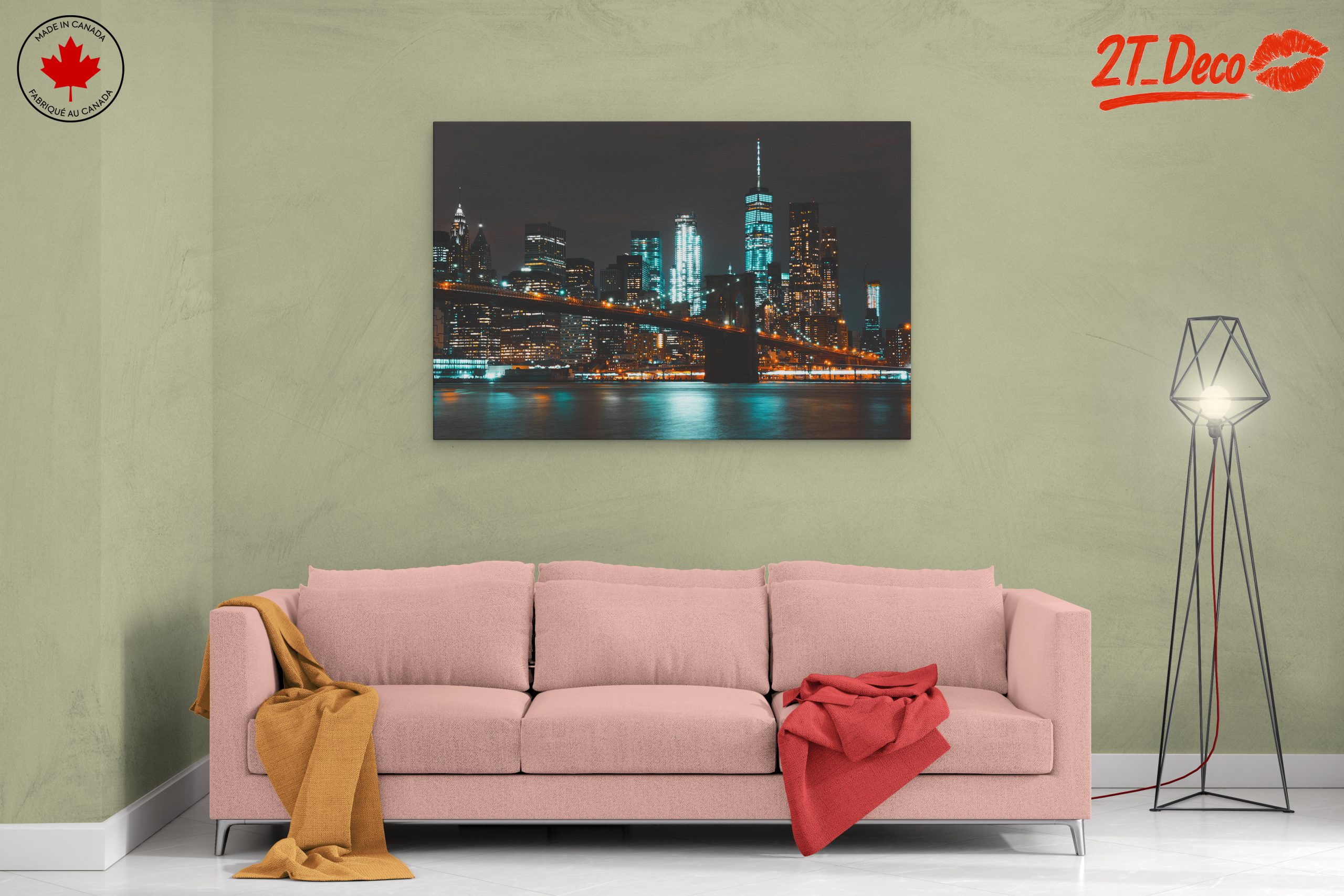 Vibrant City Skyline at Night 2 - Image 2