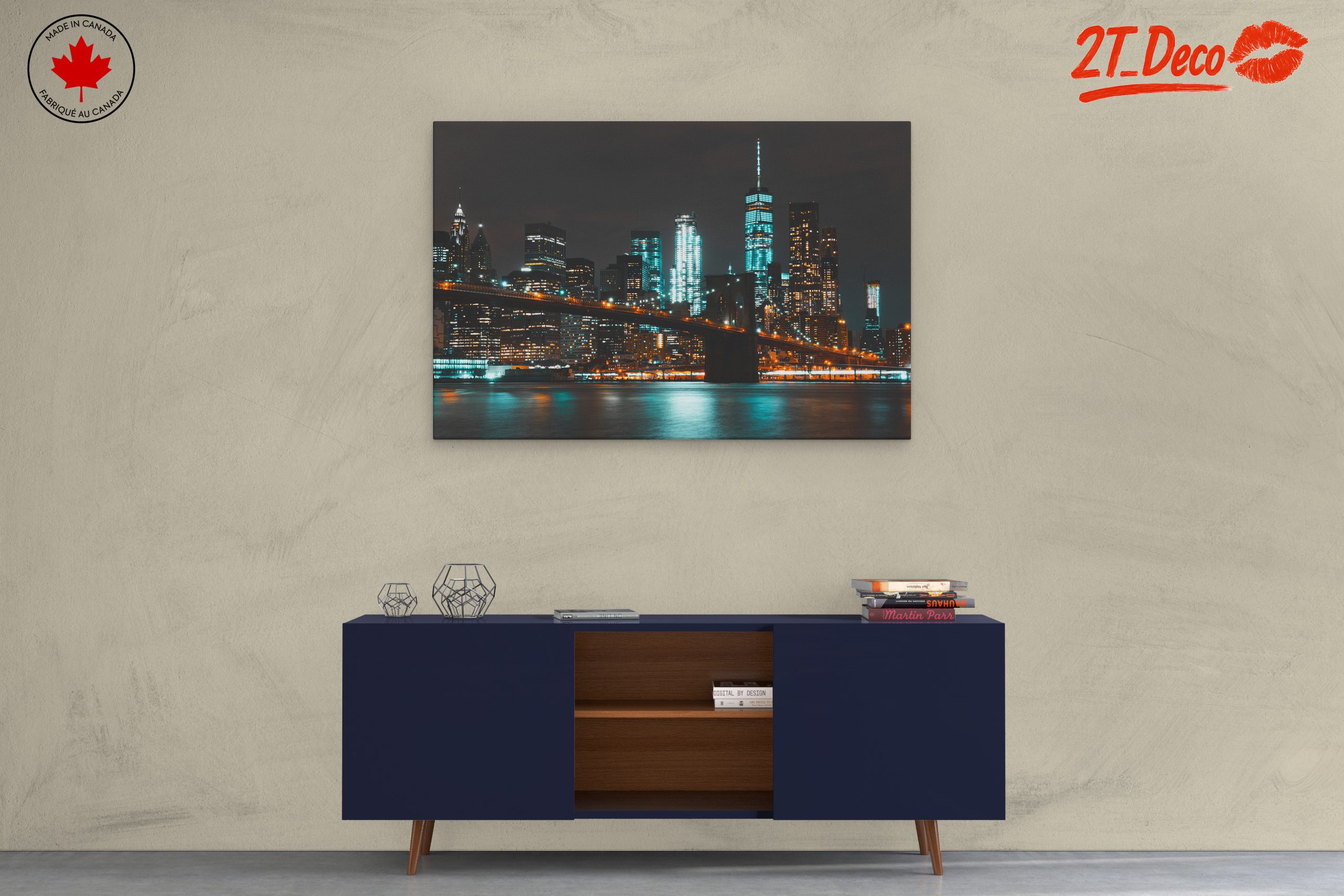 Vibrant City Skyline at Night 2 - Image 3
