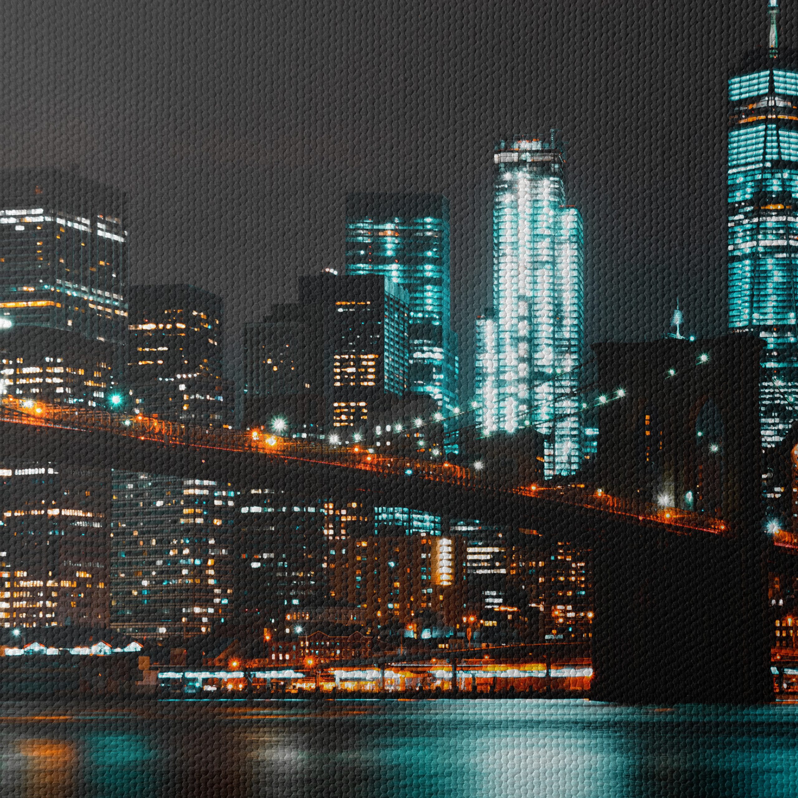 Vibrant City Skyline at Night 2 - Image 4