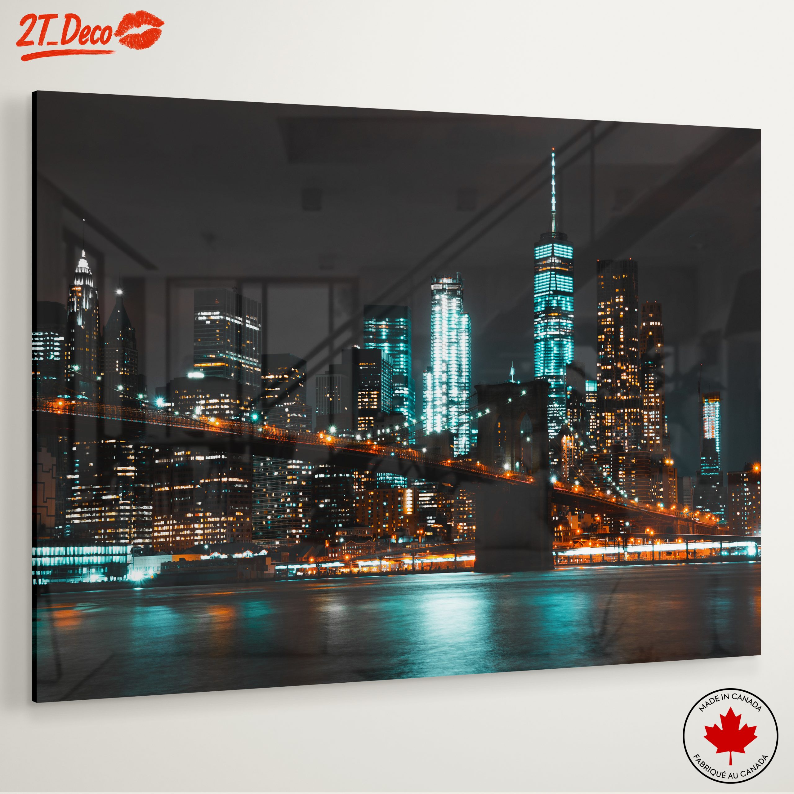 Vibrant City Skyline at Night 2 - Image 6