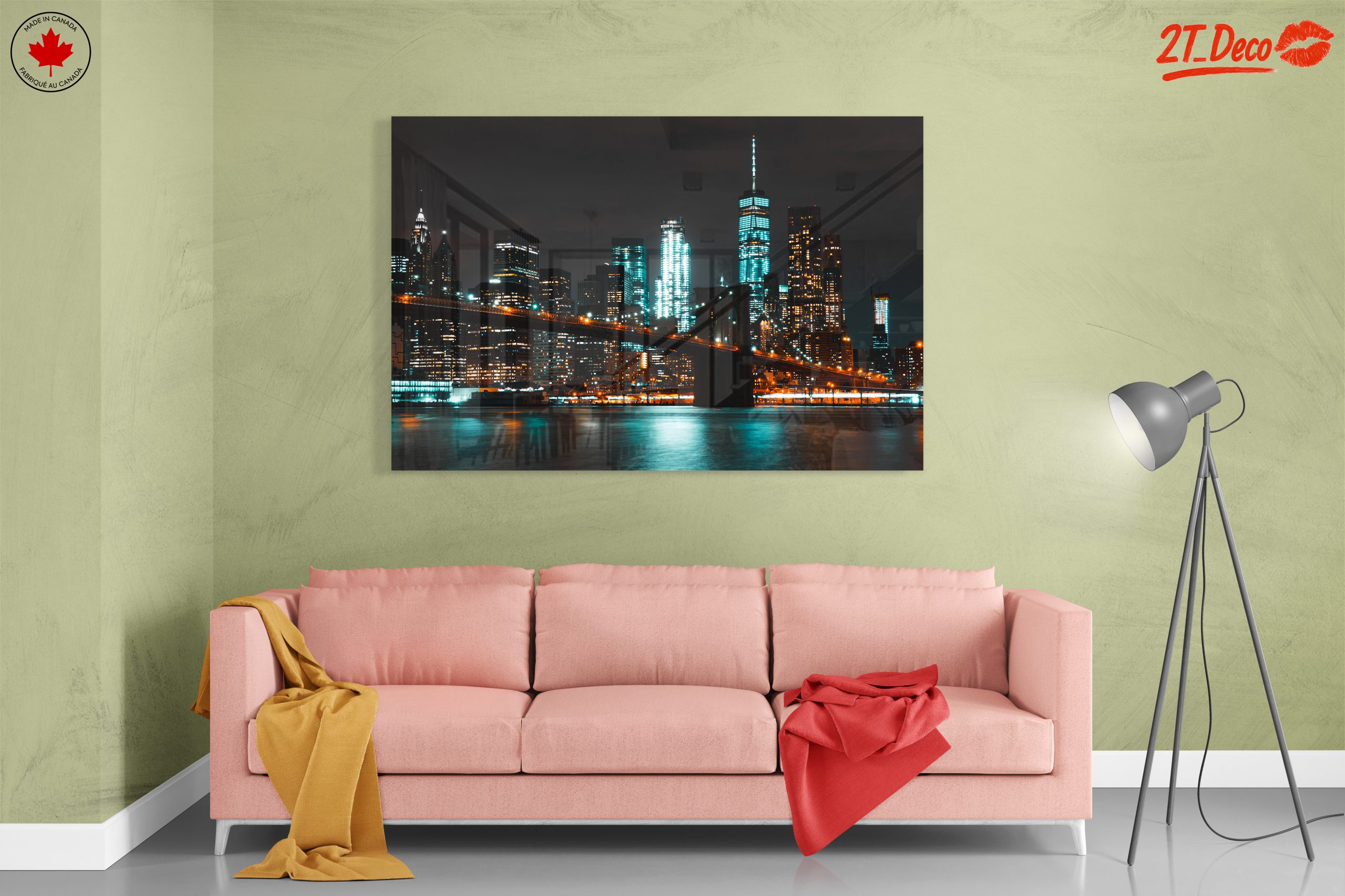 Vibrant City Skyline at Night 2 - Image 7