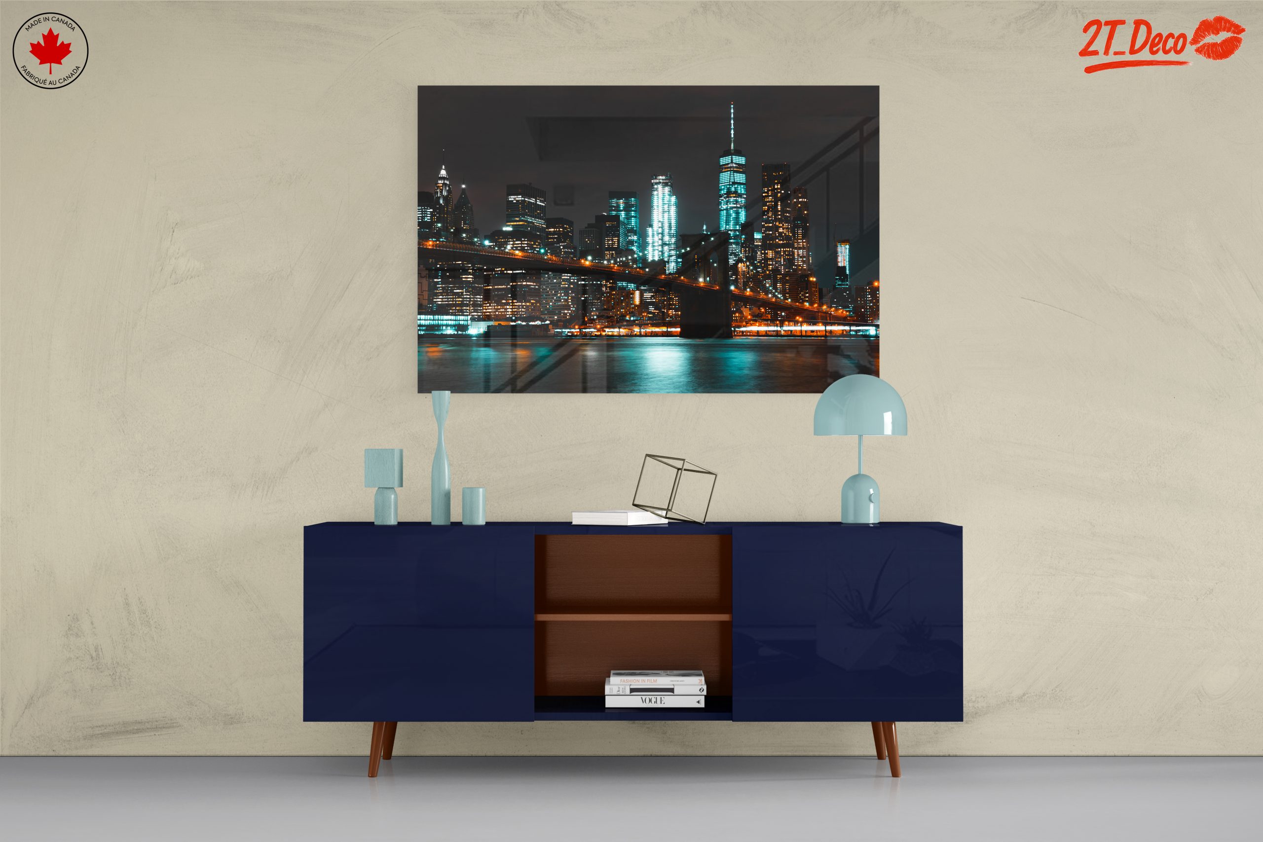 Vibrant City Skyline at Night 2 - Image 8