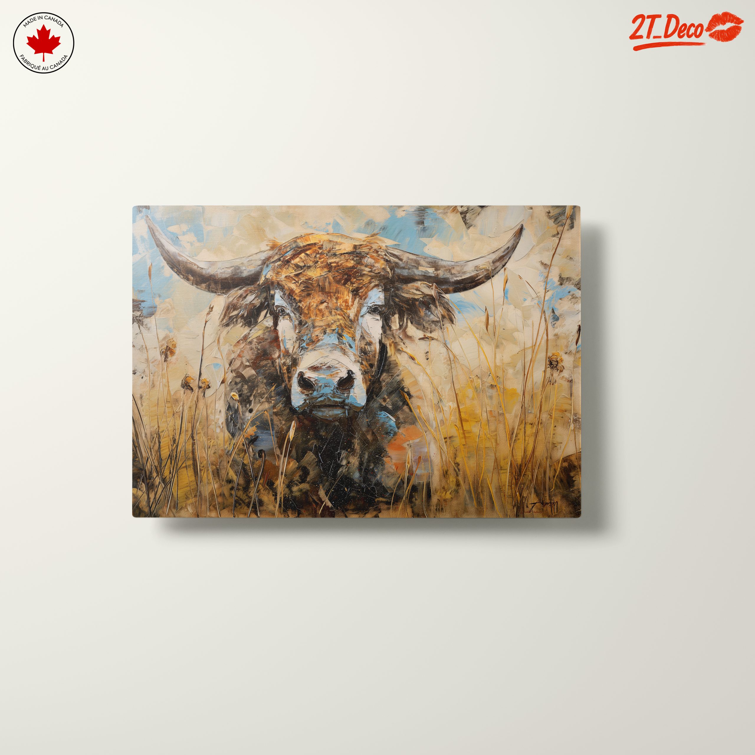 Majestic Cattle Portrait in Warm Tones - Image 10