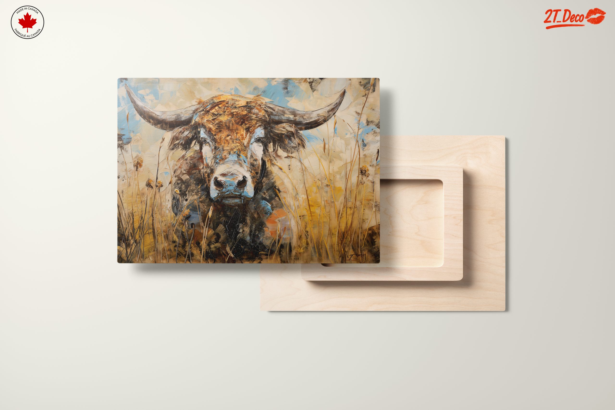 Majestic Cattle Portrait in Warm Tones - Image 11