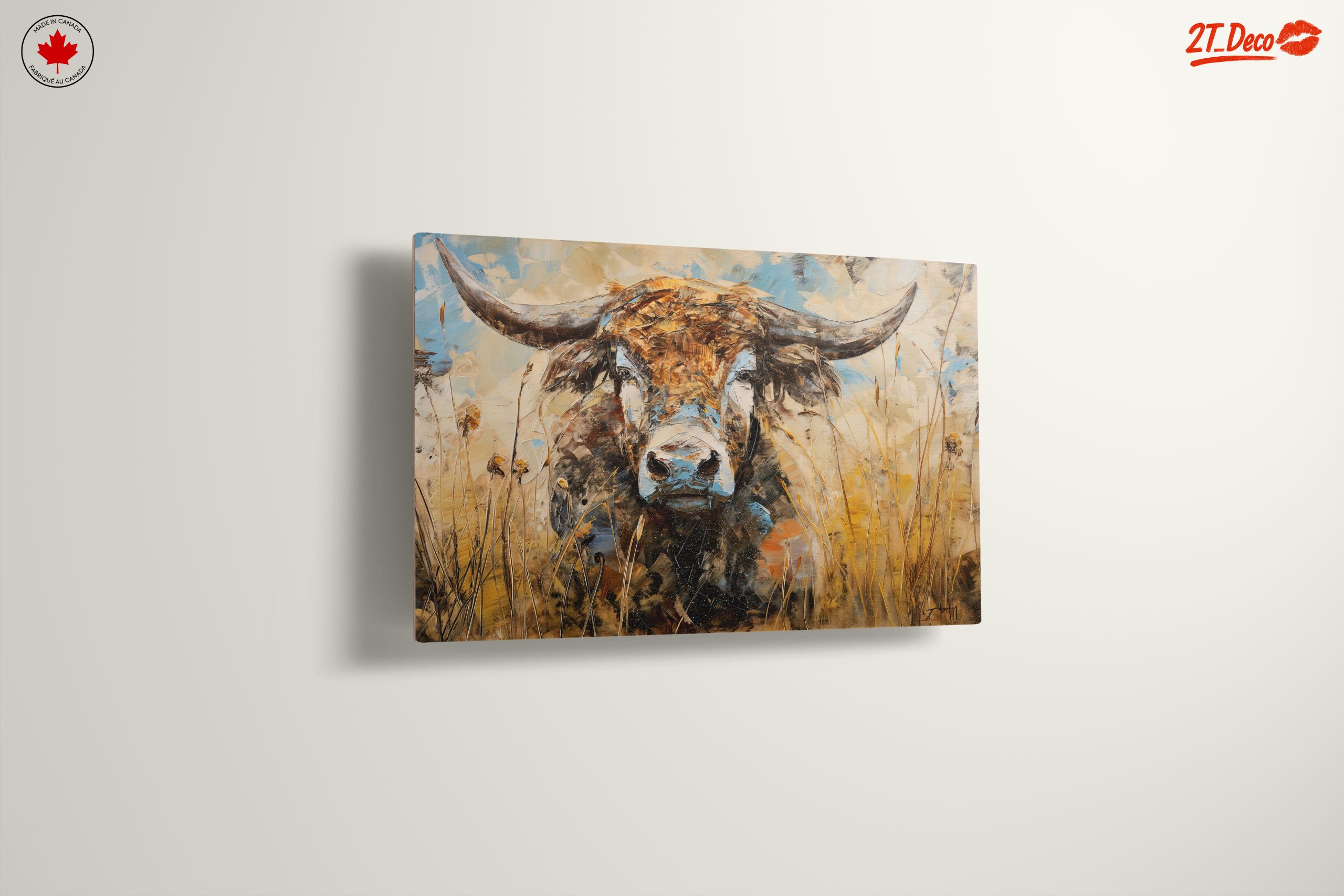 Majestic Cattle Portrait in Warm Tones - Image 13