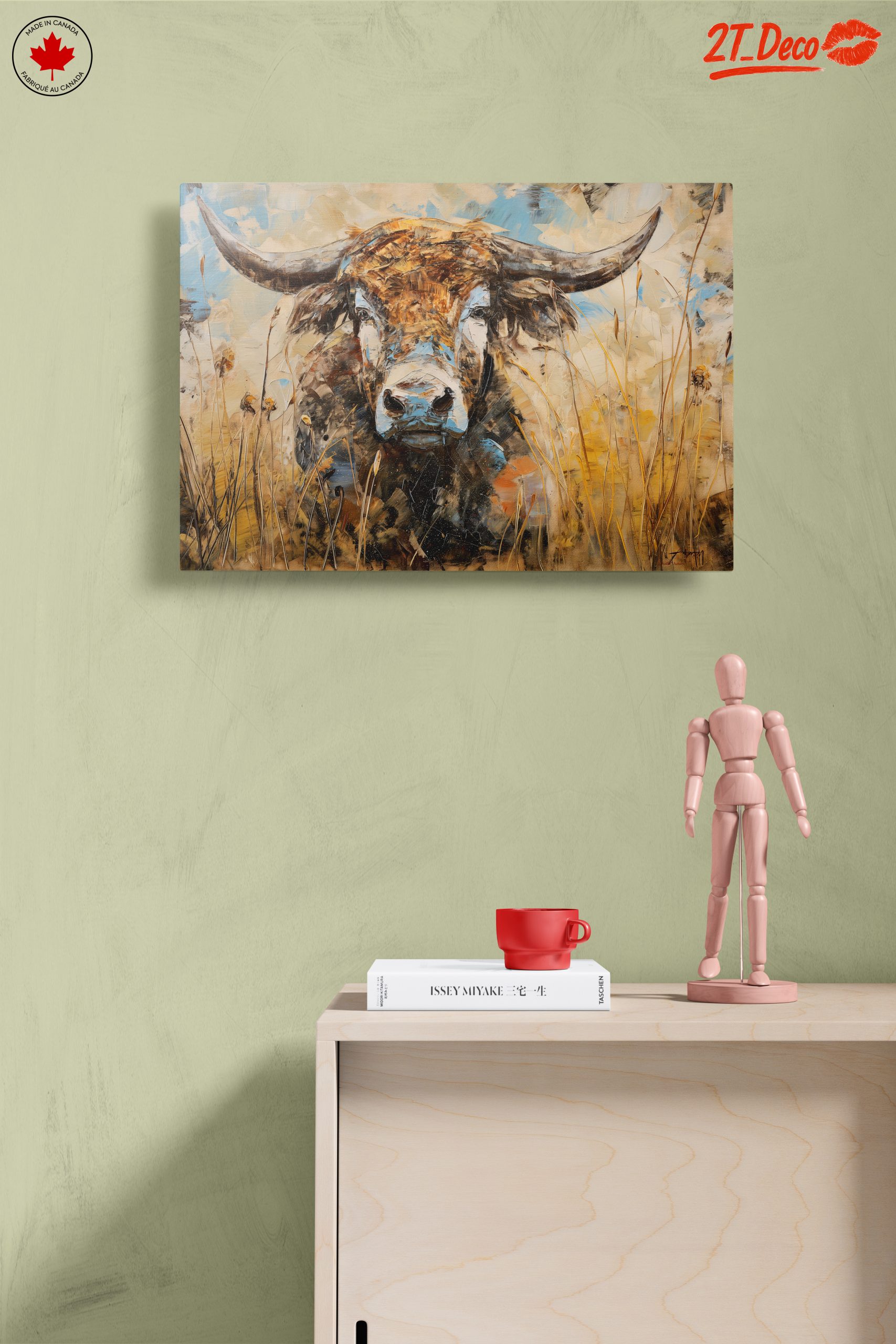 Majestic Cattle Portrait in Warm Tones - Image 14
