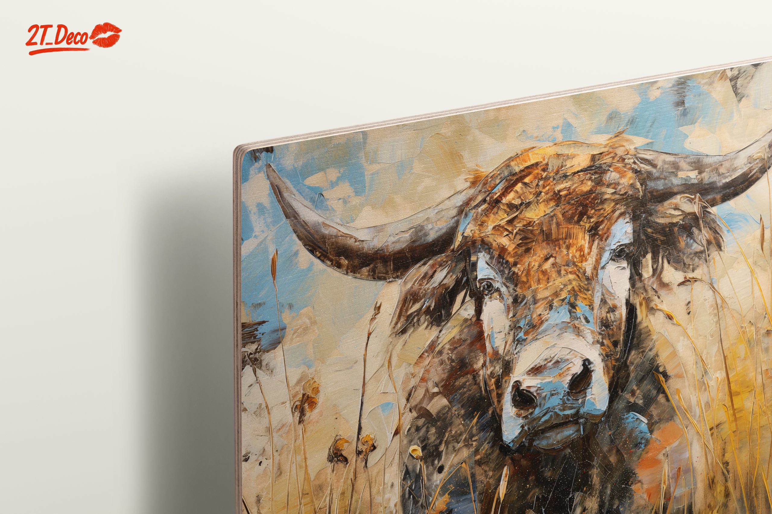 Majestic Cattle Portrait in Warm Tones - Image 15