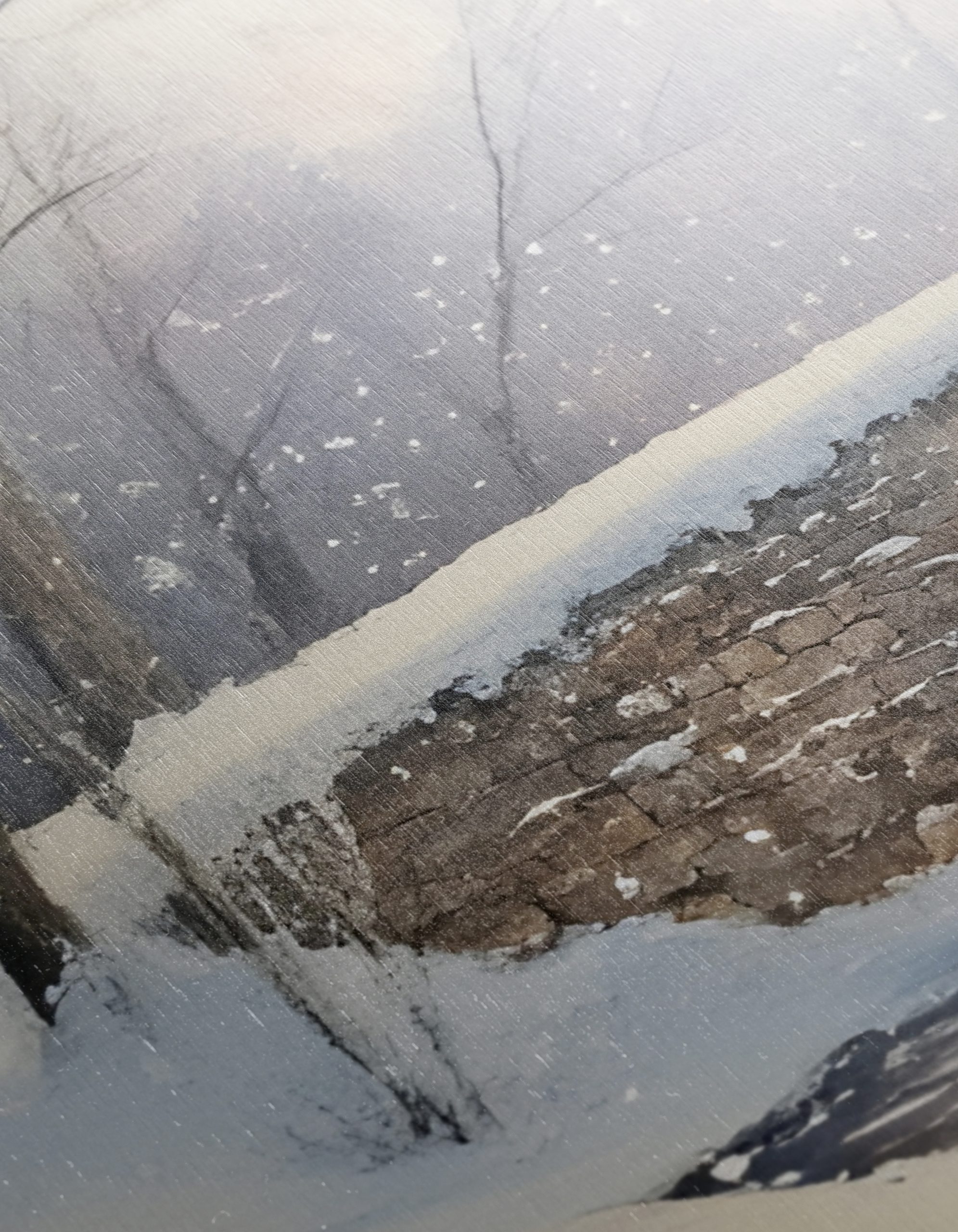 Snowy Winter Landscape with Bridge - Image 12