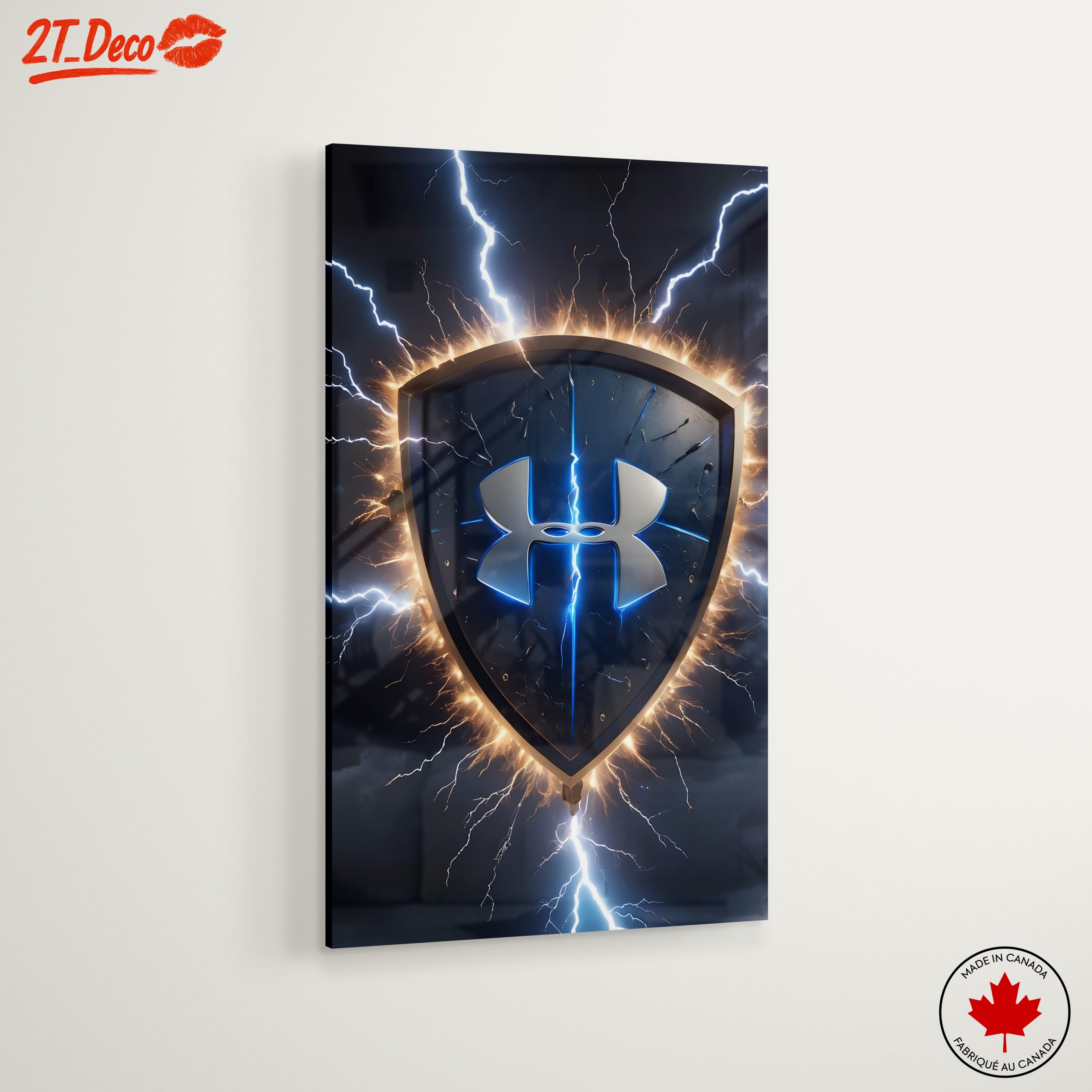 Under Armour Shield Logo Lightning Art - Image 6