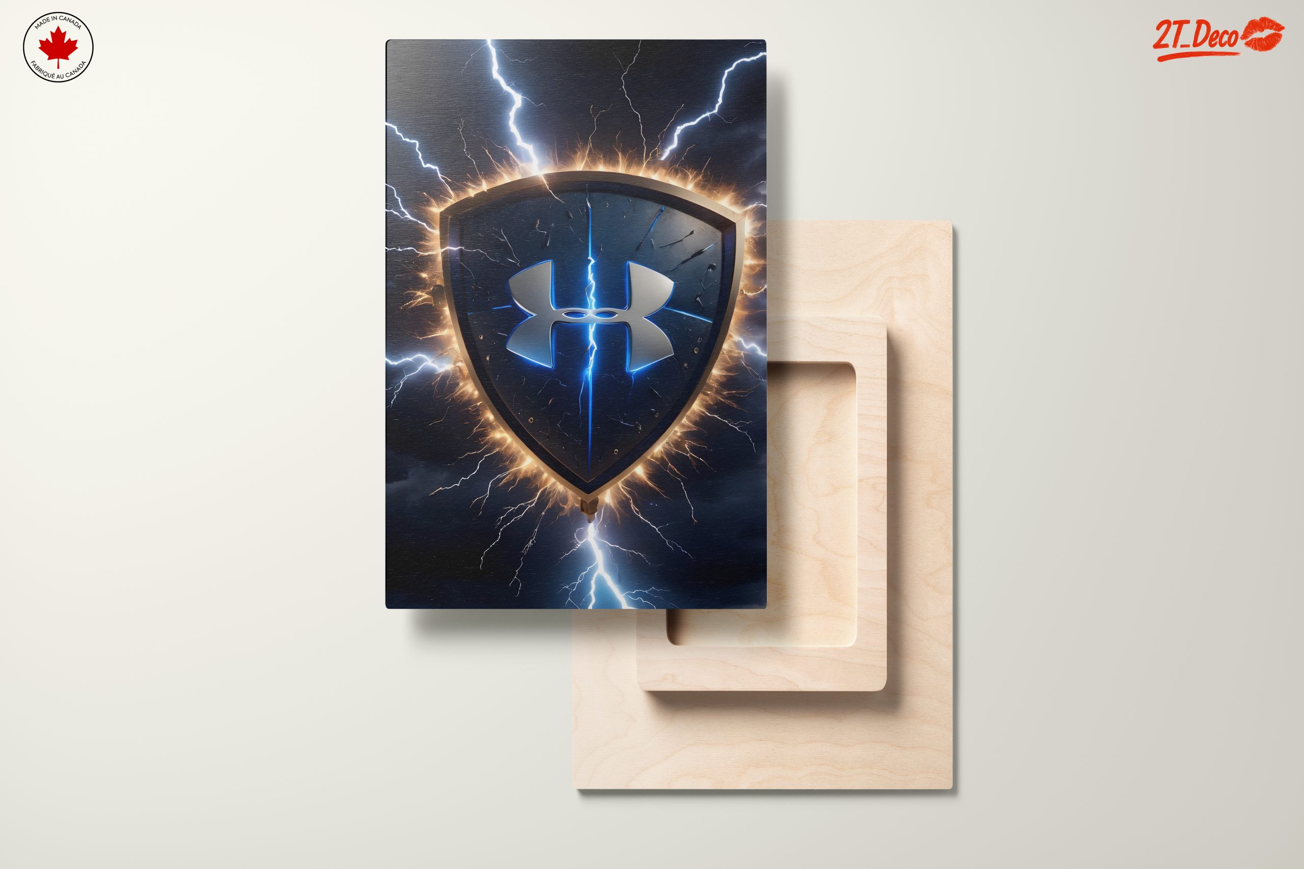 Under Armour Shield Logo Lightning Art - Image 11