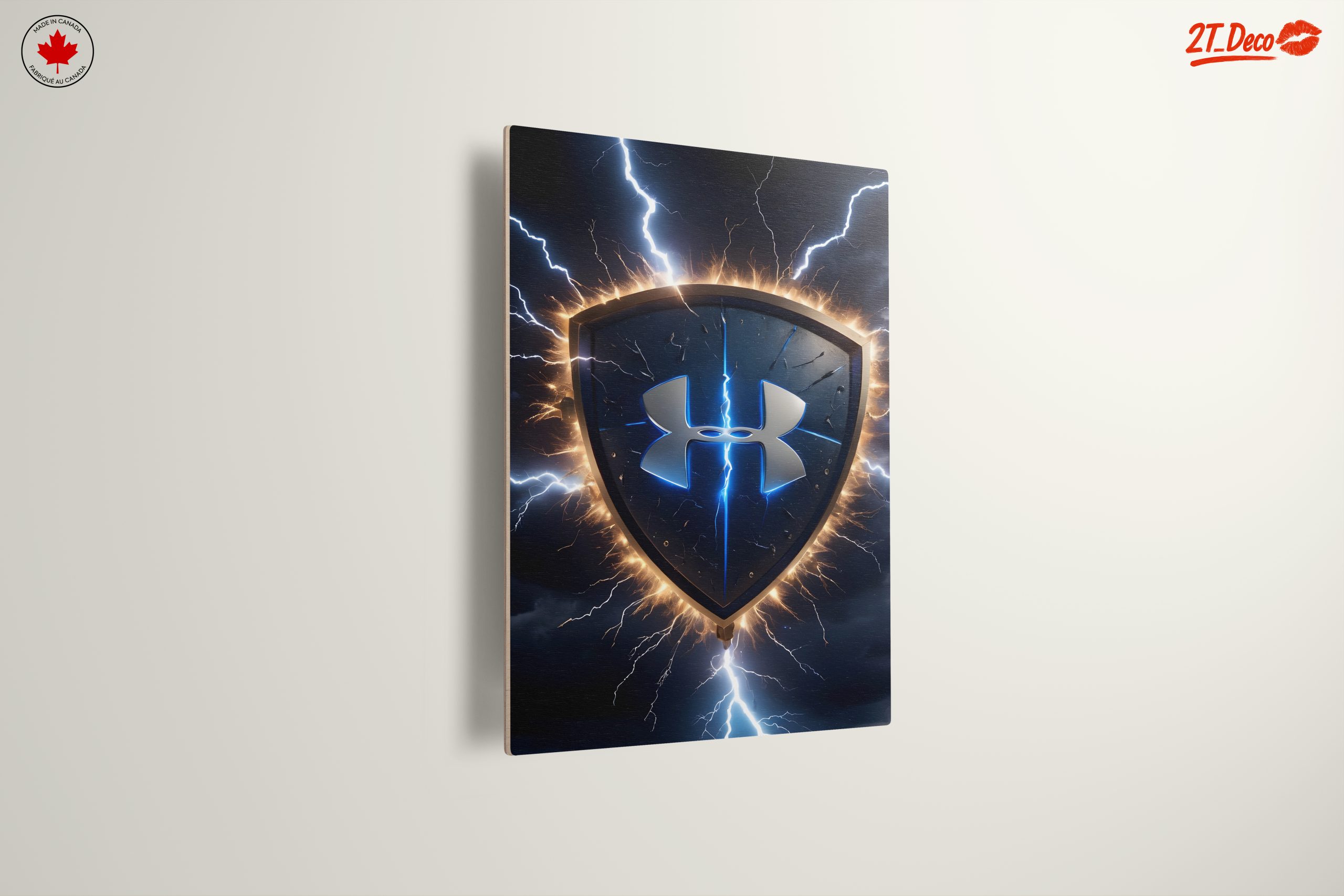 Under Armour Shield Logo Lightning Art - Image 13