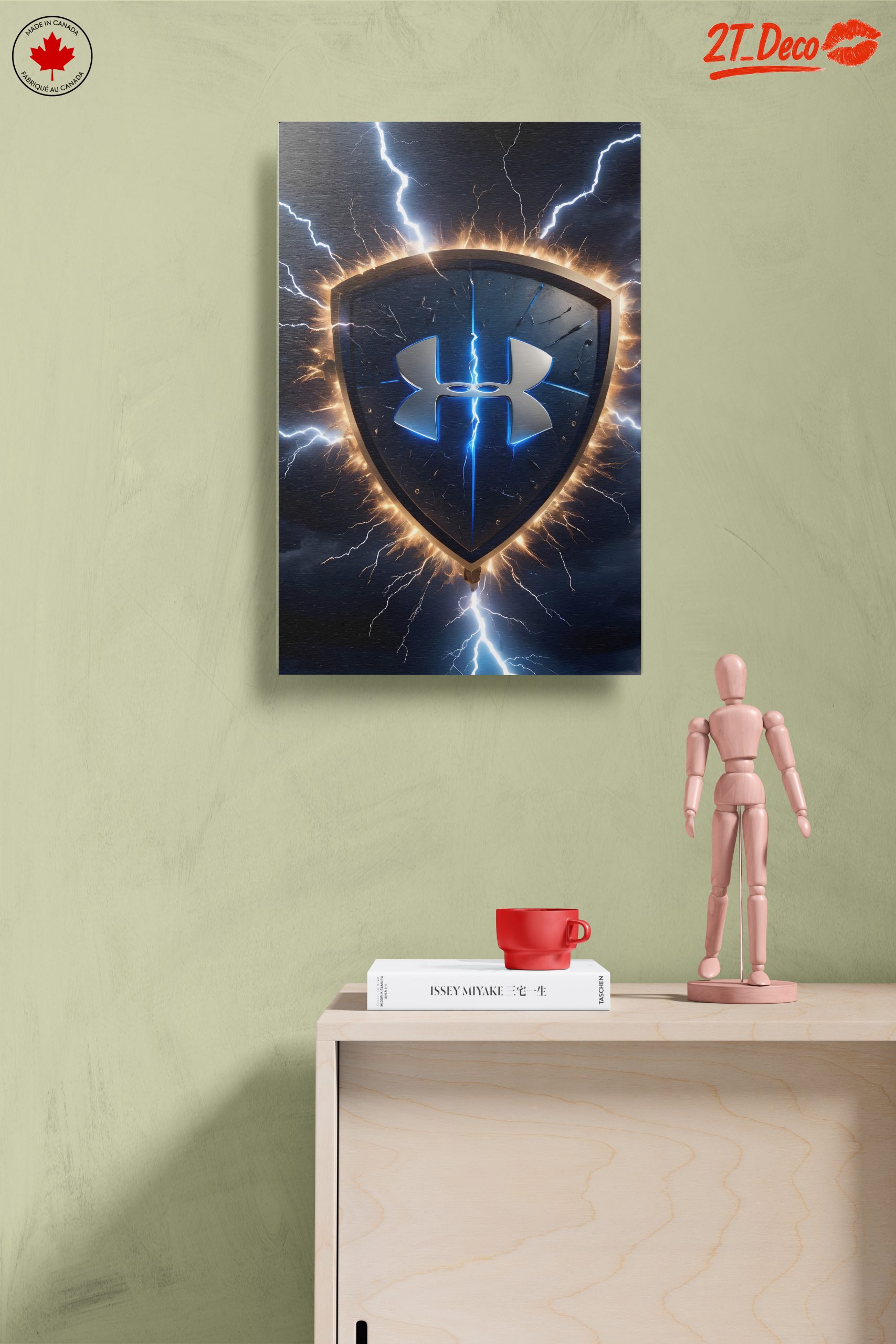 Under Armour Shield Logo Lightning Art - Image 14