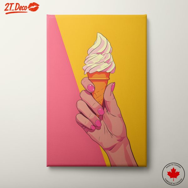 Vibrant Ice Cream Illustration
