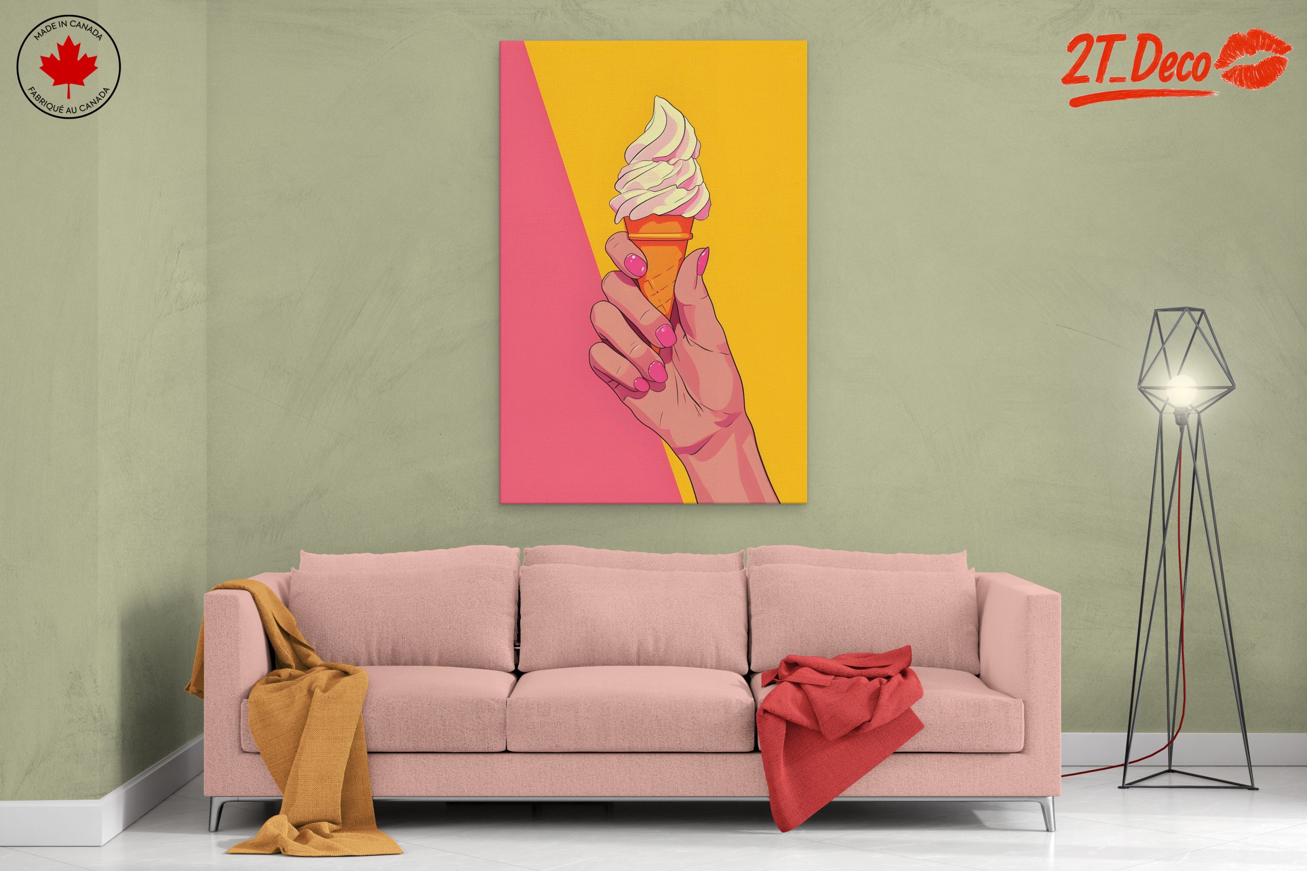 Vibrant Ice Cream Illustration - Image 2