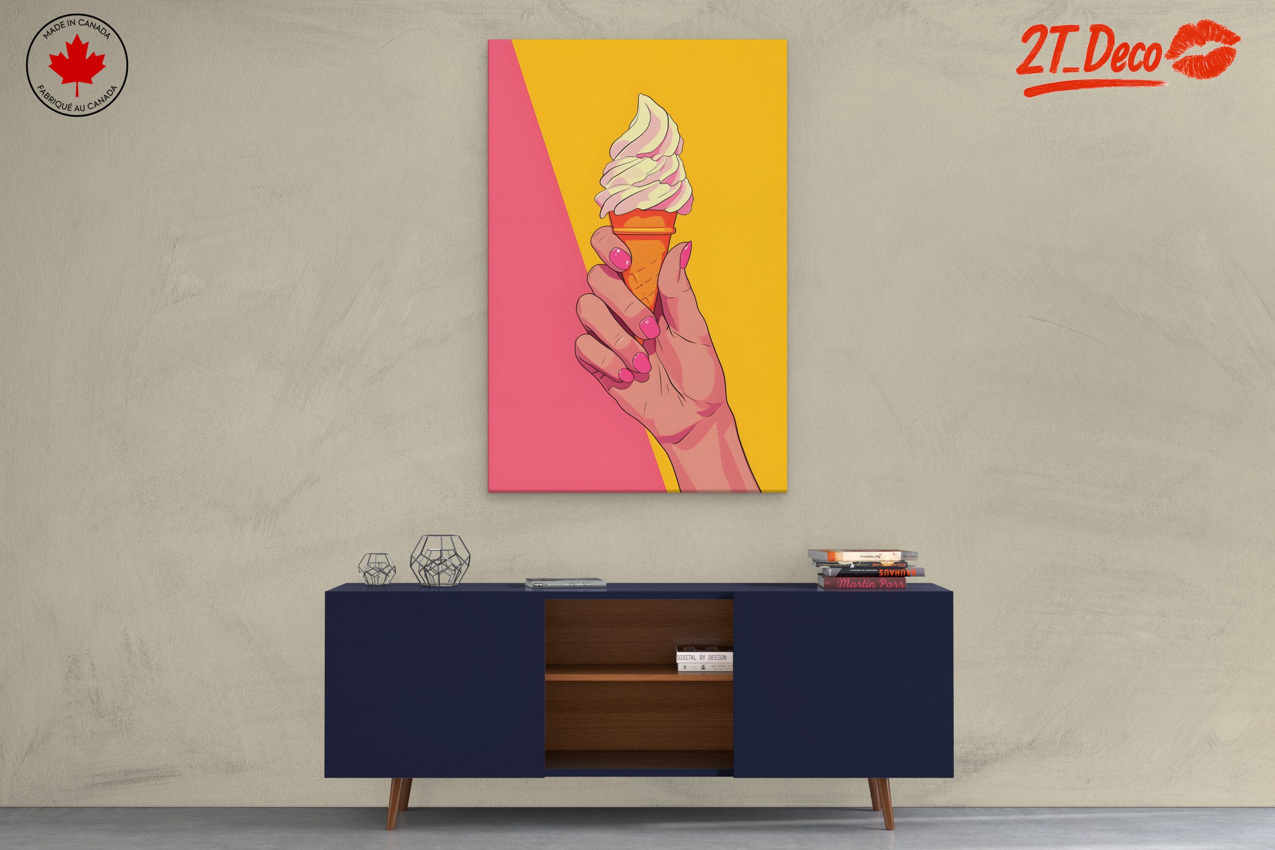 Vibrant Ice Cream Illustration - Image 3