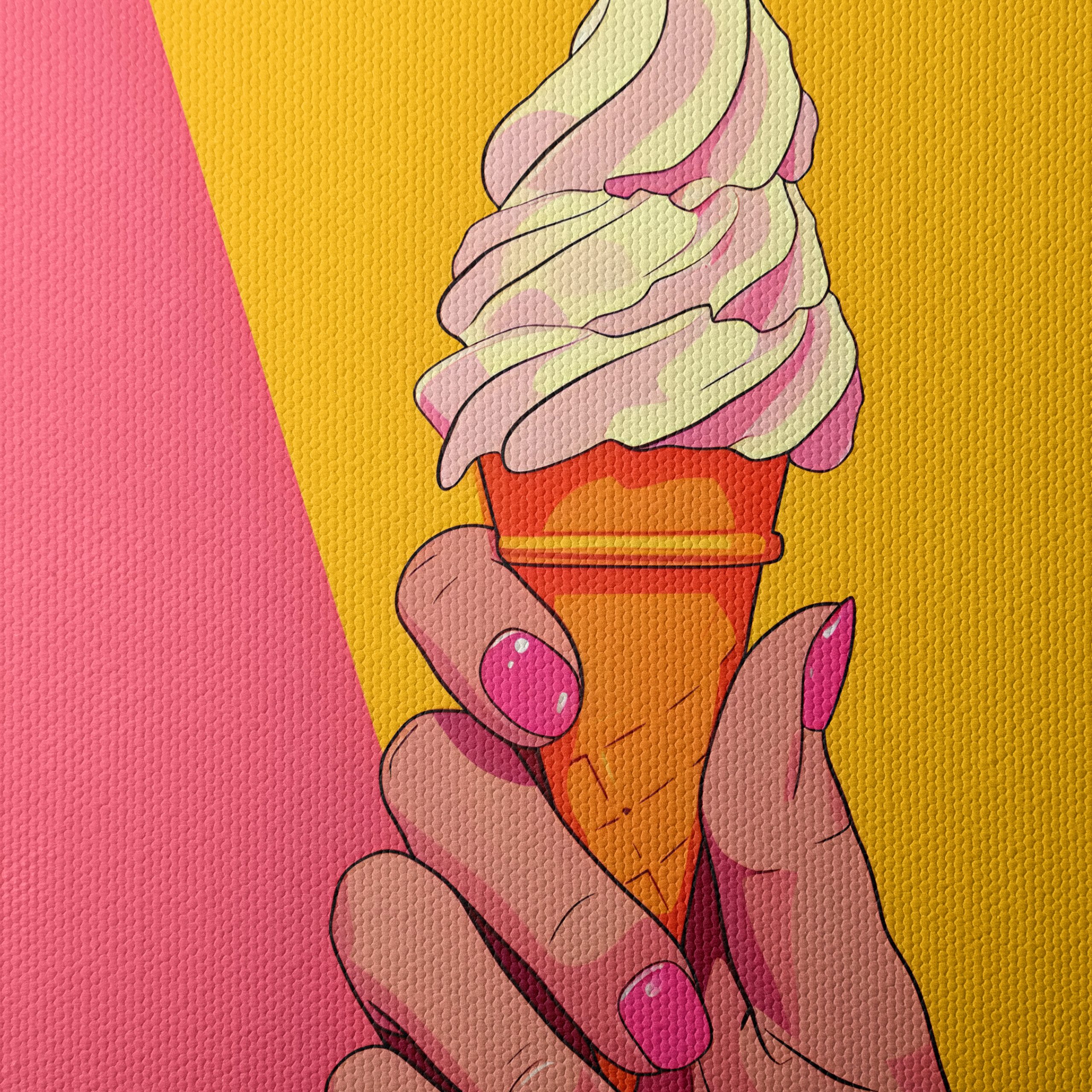 Vibrant Ice Cream Illustration - Image 4