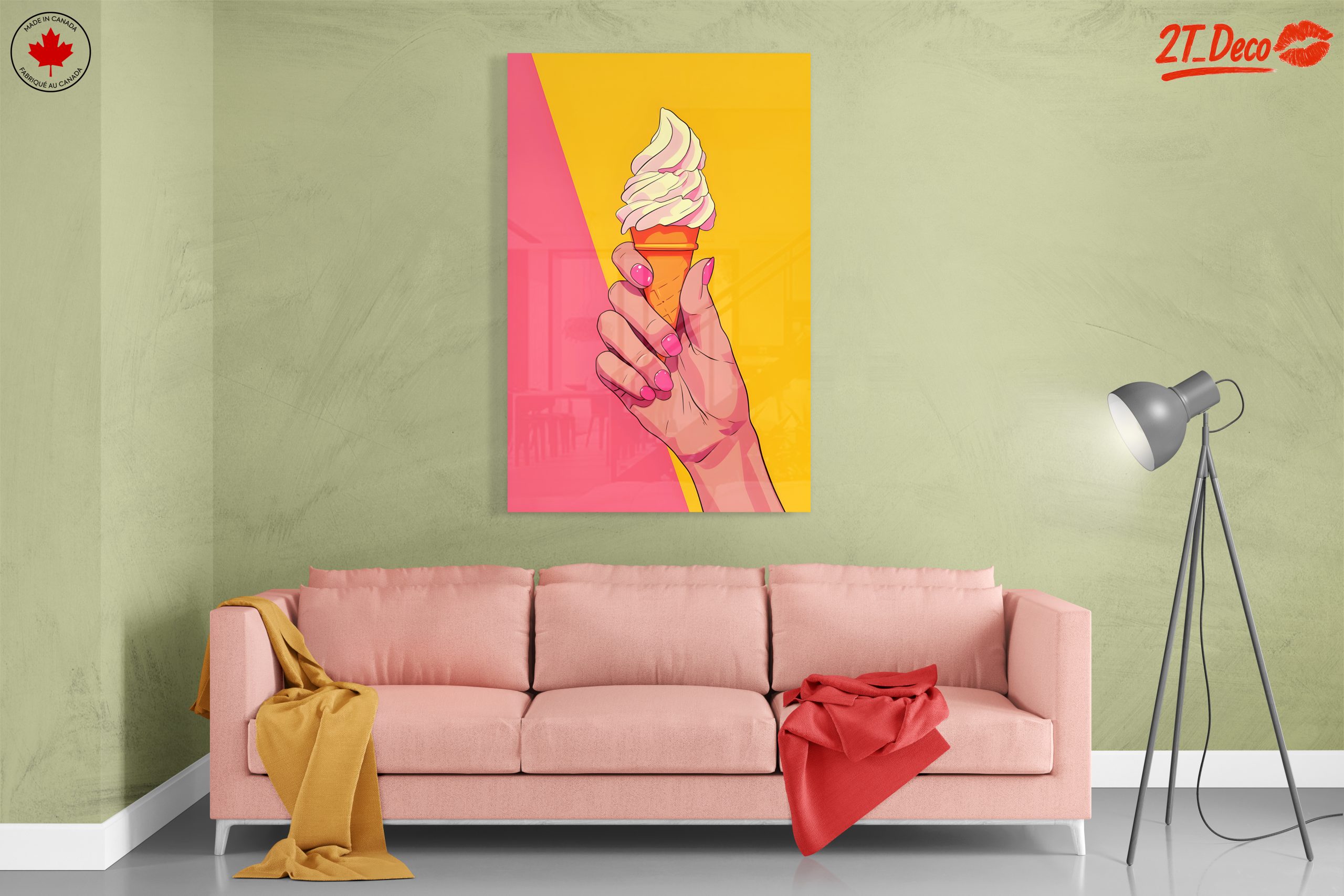 Vibrant Ice Cream Illustration - Image 7