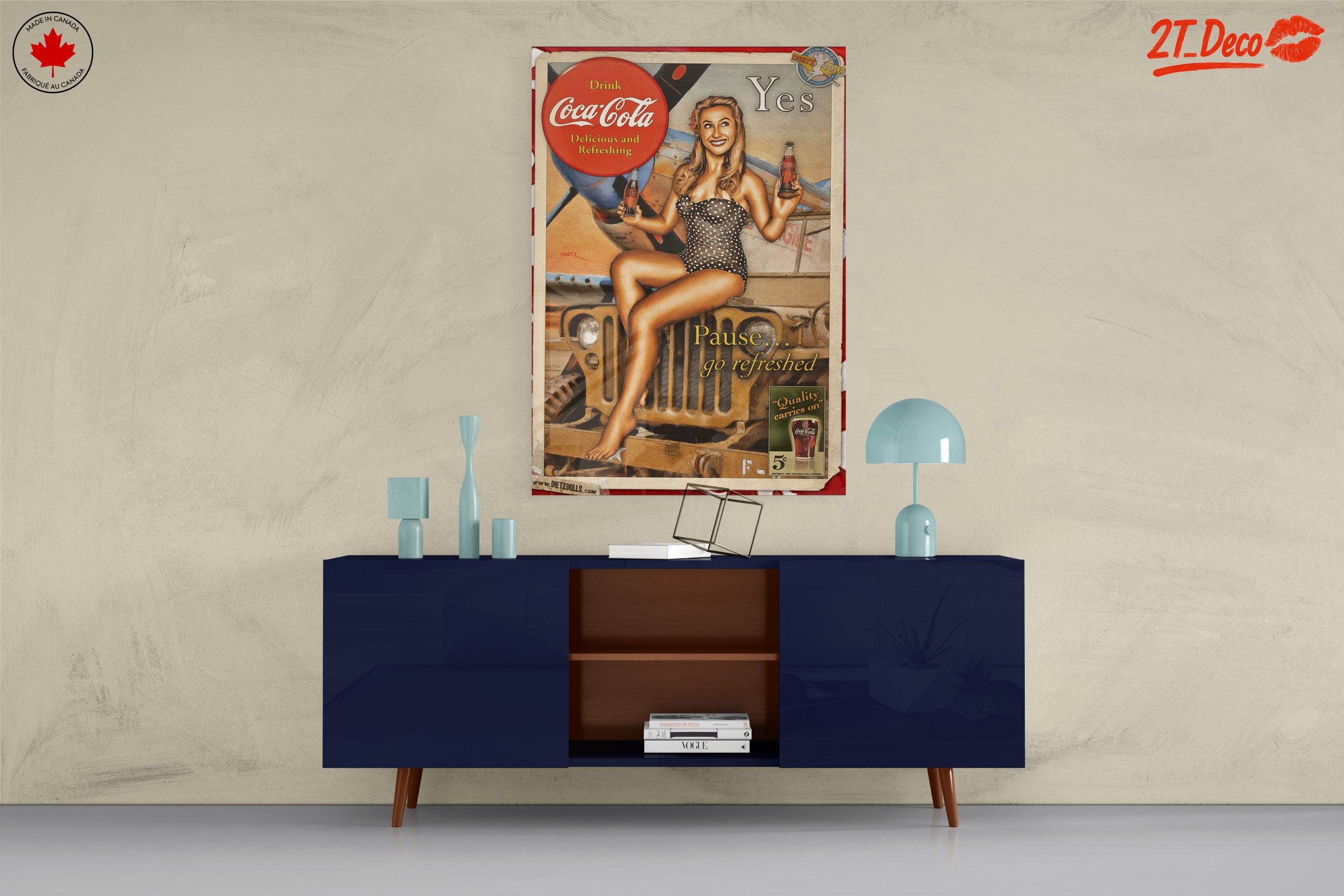 Vintage Coca-Cola Advertisement Art 5 - Image 8