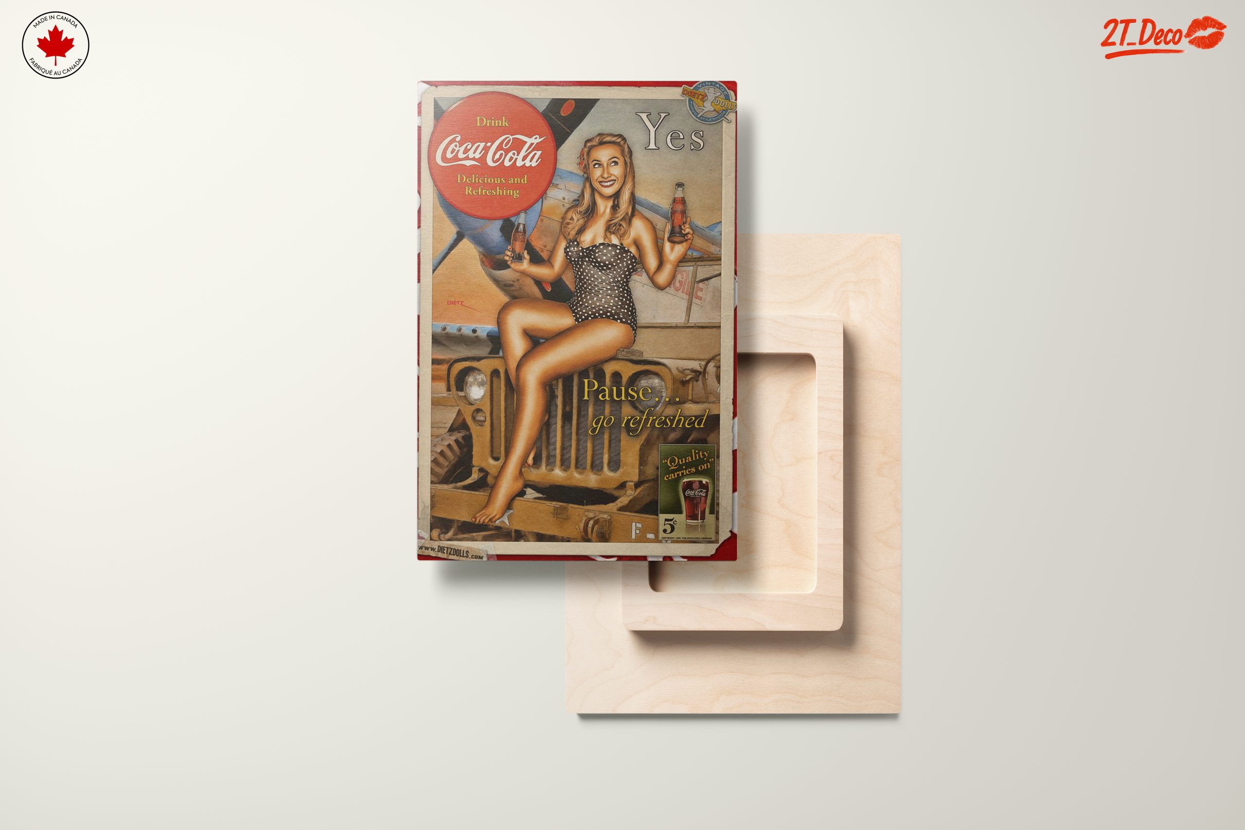 Vintage Coca-Cola Advertisement Art 5 - Image 11