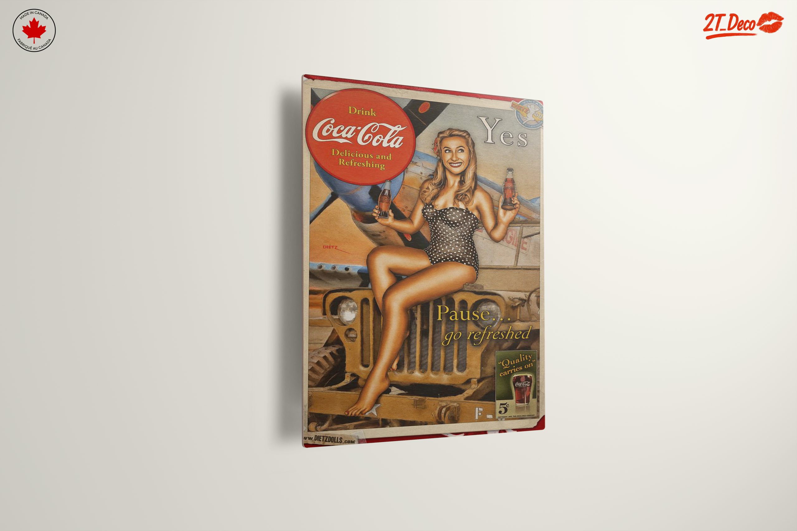 Vintage Coca-Cola Advertisement Art 5 - Image 13