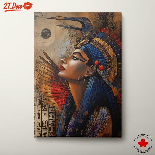 Stylized Figure of Ancient Egyptian Queen