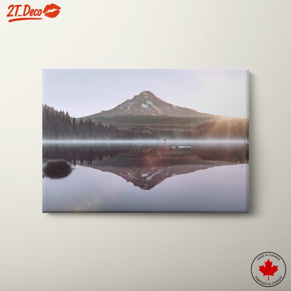 Majestic Mountain Reflection Over Serene Lake 2