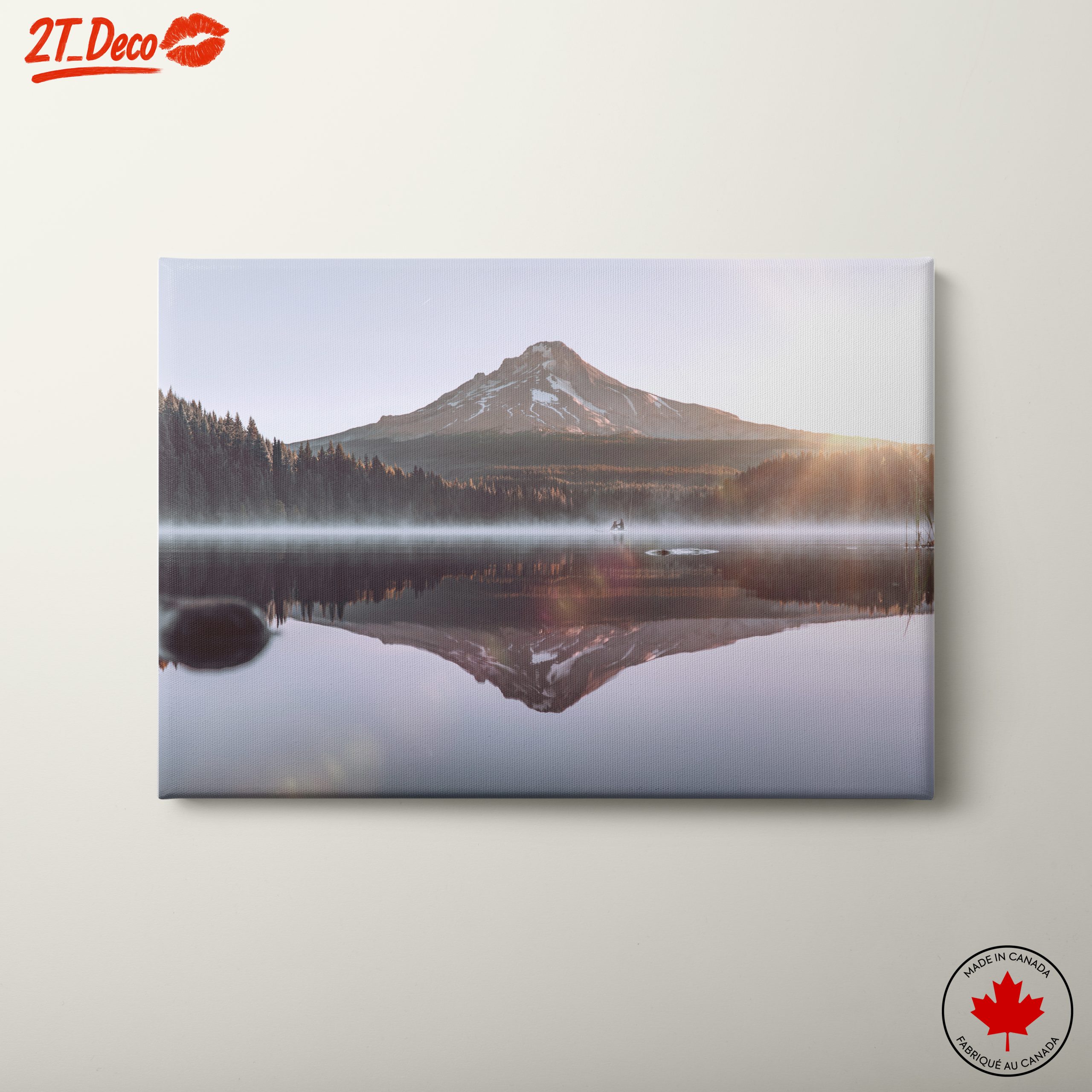 Majestic Mountain Reflection Over Serene Lake 2