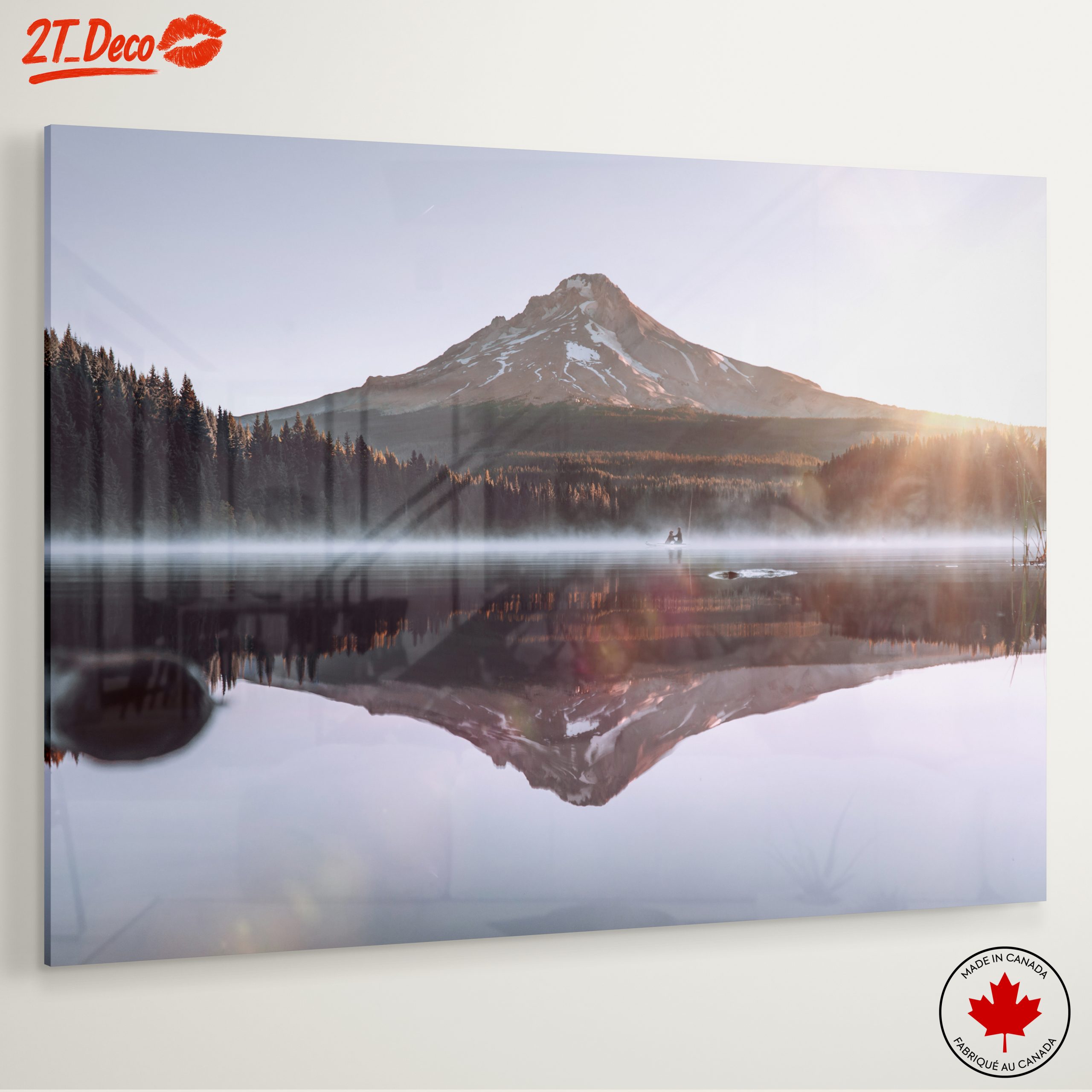 Majestic Mountain Reflection Over Serene Lake 2 - Image 6