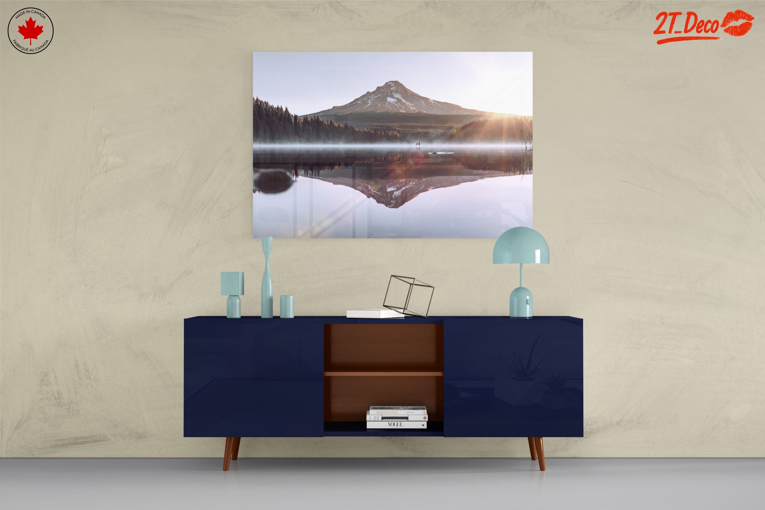 Majestic Mountain Reflection Over Serene Lake 2 - Image 8