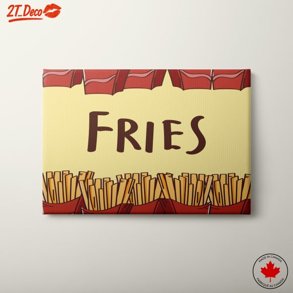 Whimsical Fries Illustration Art