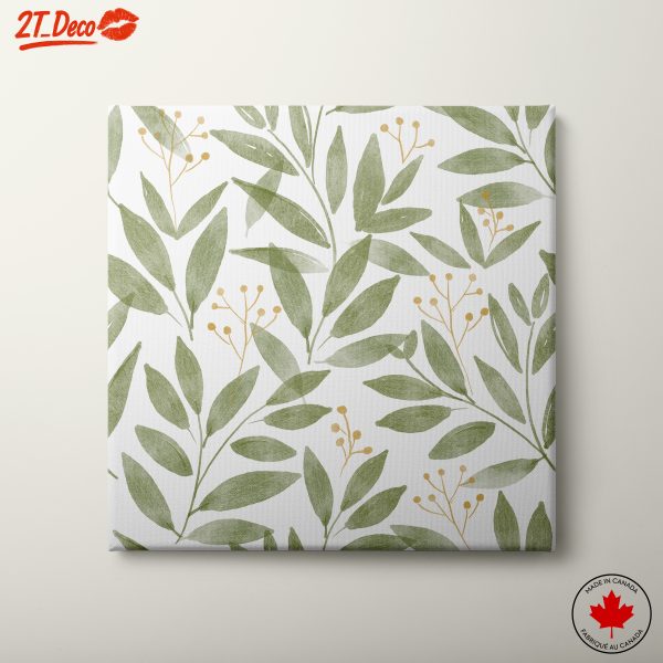 Elegant Botanical Leaf Pattern Art
