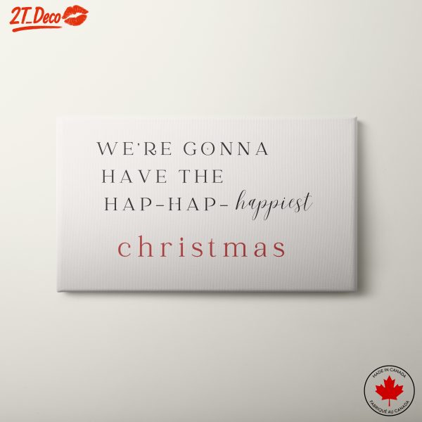 Happiest Christmas Wall Art