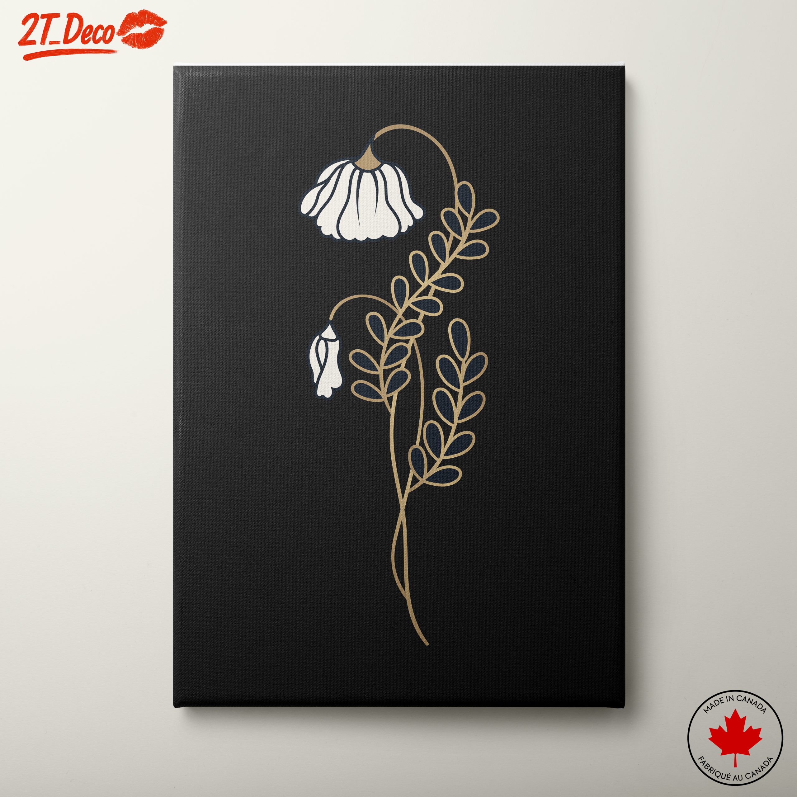 Stylized Floral Design for Home Decor