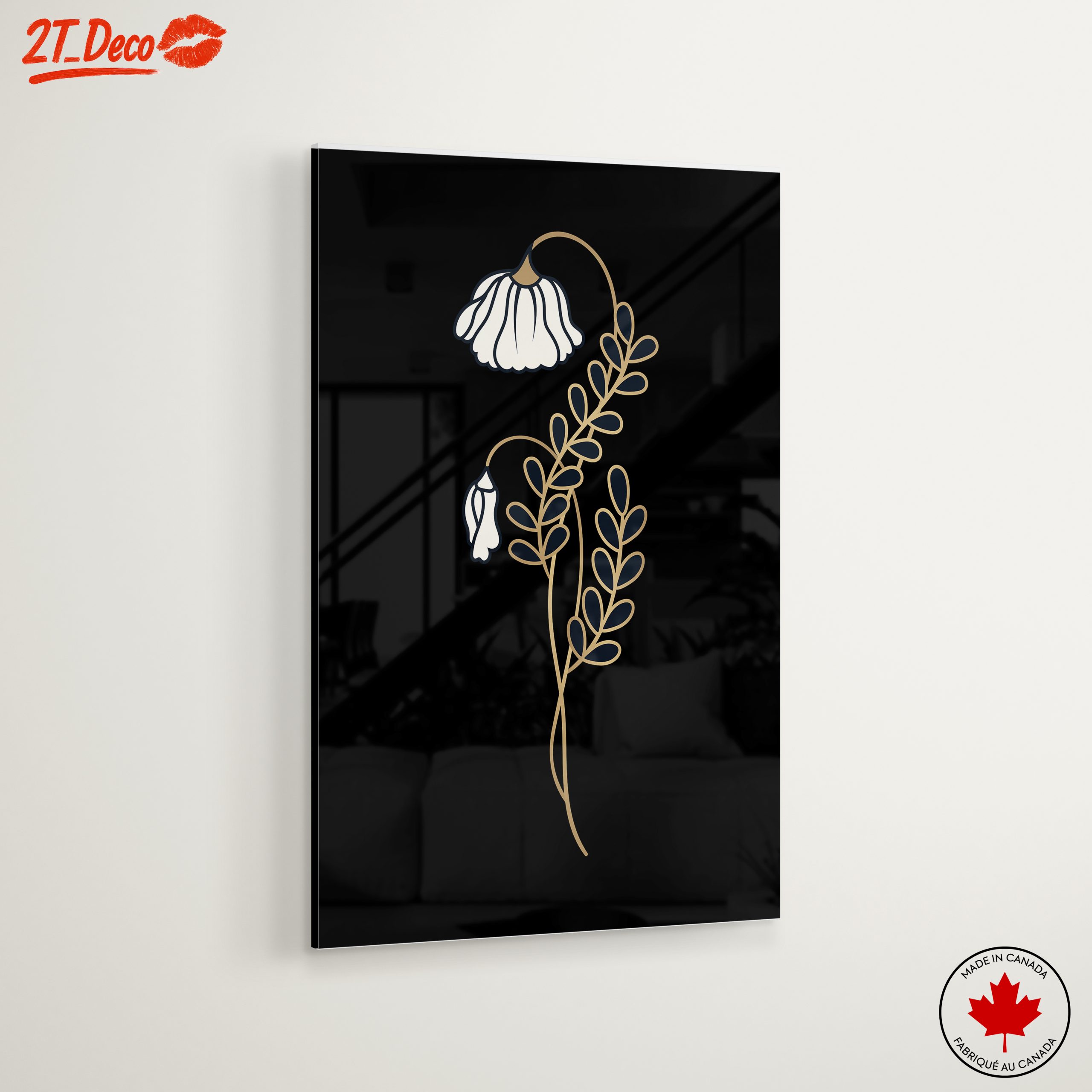 Stylized Floral Design for Home Decor - Image 6