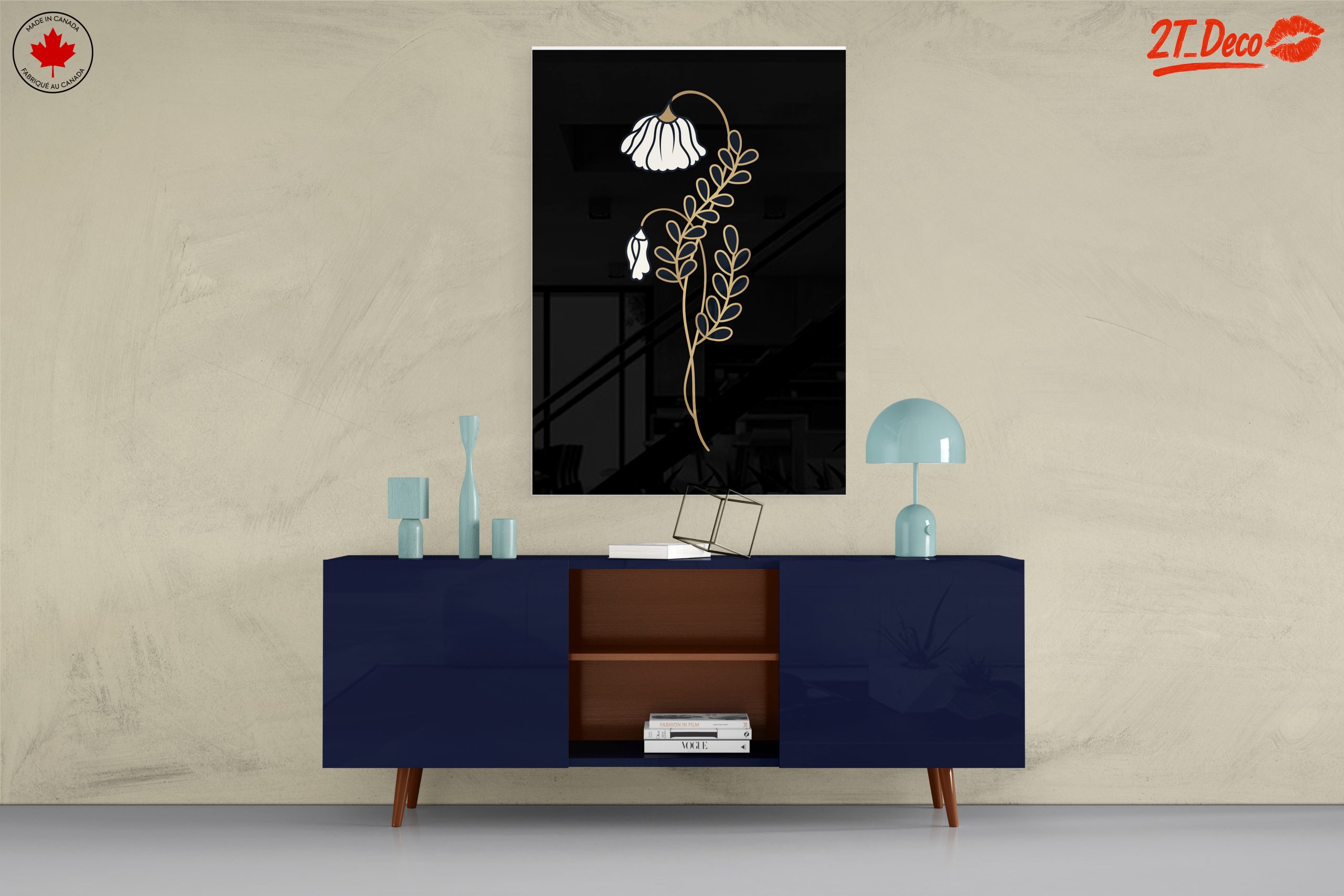 Stylized Floral Design for Home Decor - Image 8