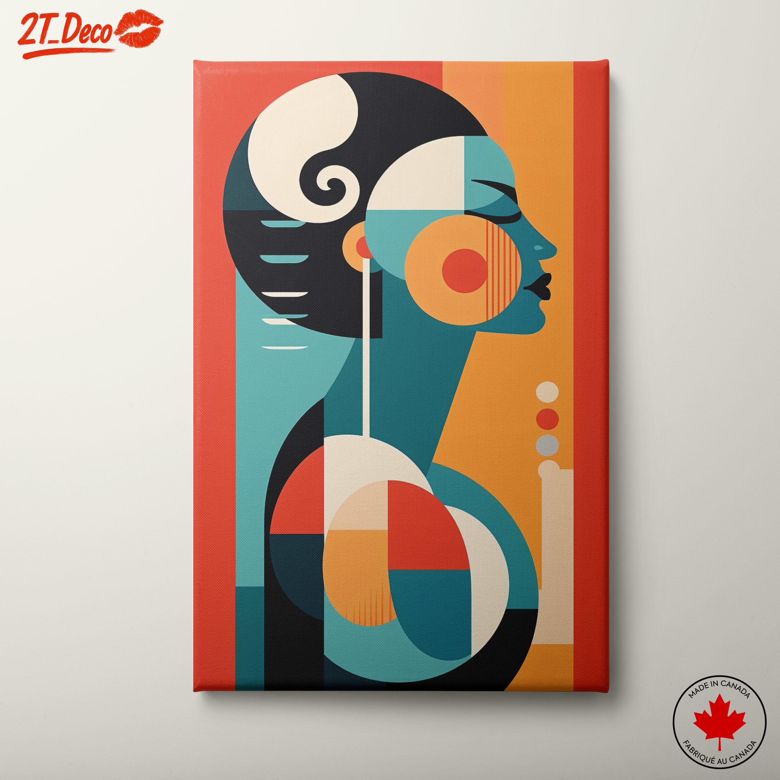 Stylized Afro Art Portrait 2