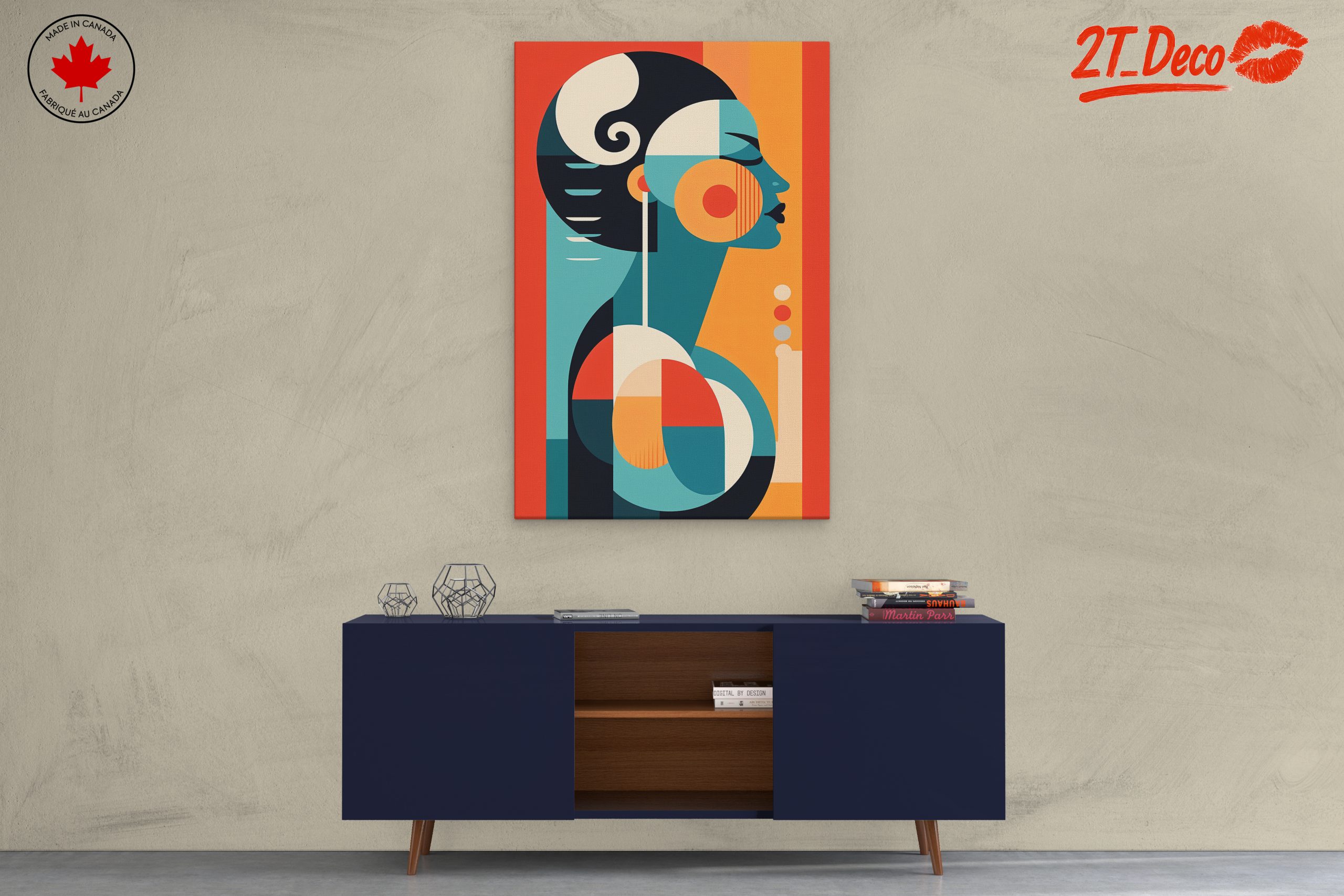 Stylized Afro Art Portrait 2 - Image 3