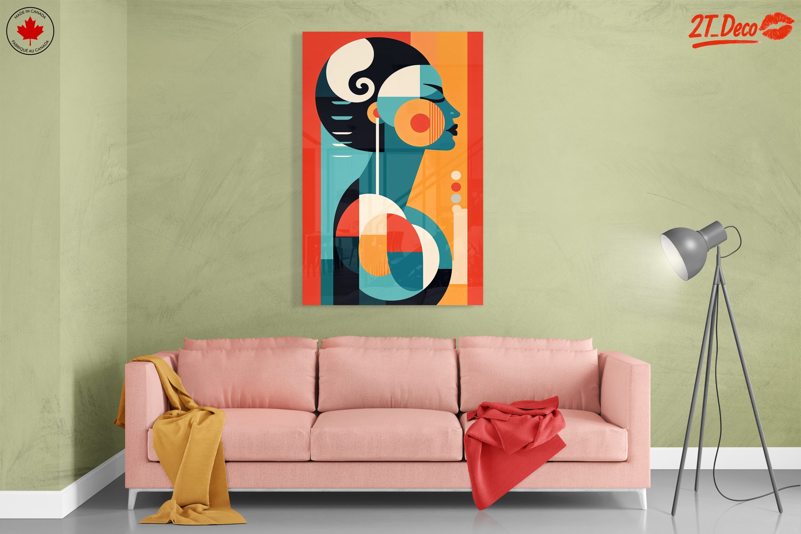 Stylized Afro Art Portrait 2 - Image 7