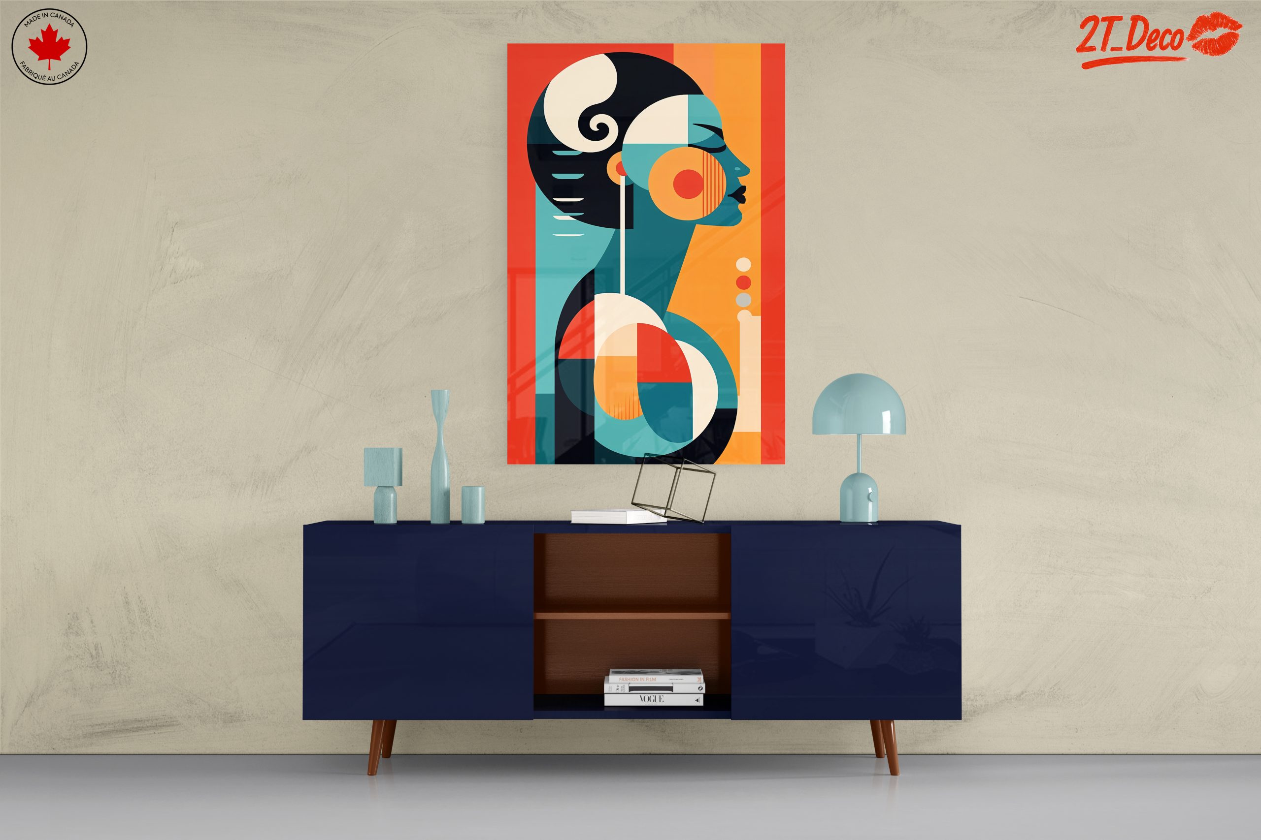 Stylized Afro Art Portrait 2 - Image 8