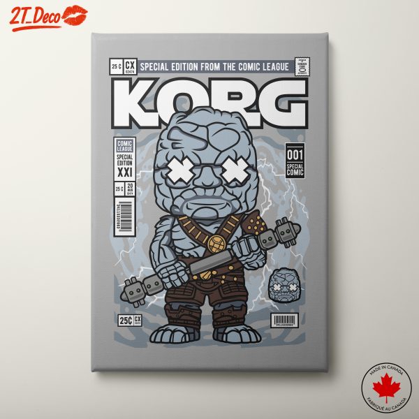 Korg Comic Style Anime Character Art