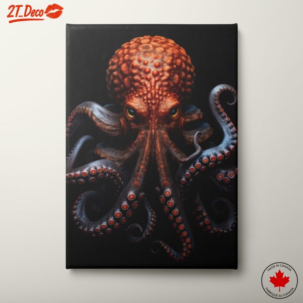 Striking Octopus Wall Art