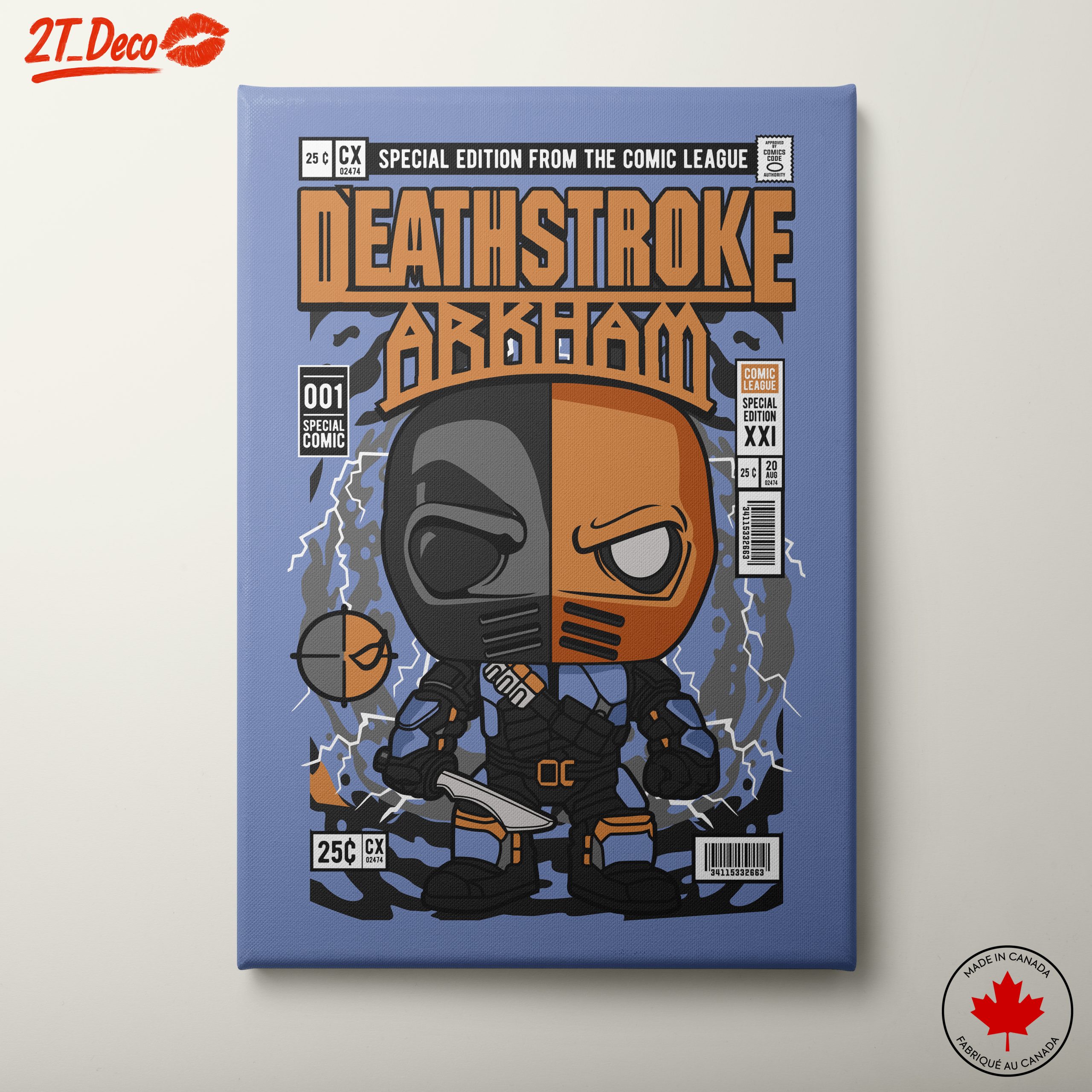 Stylized Deathstroke Character Art